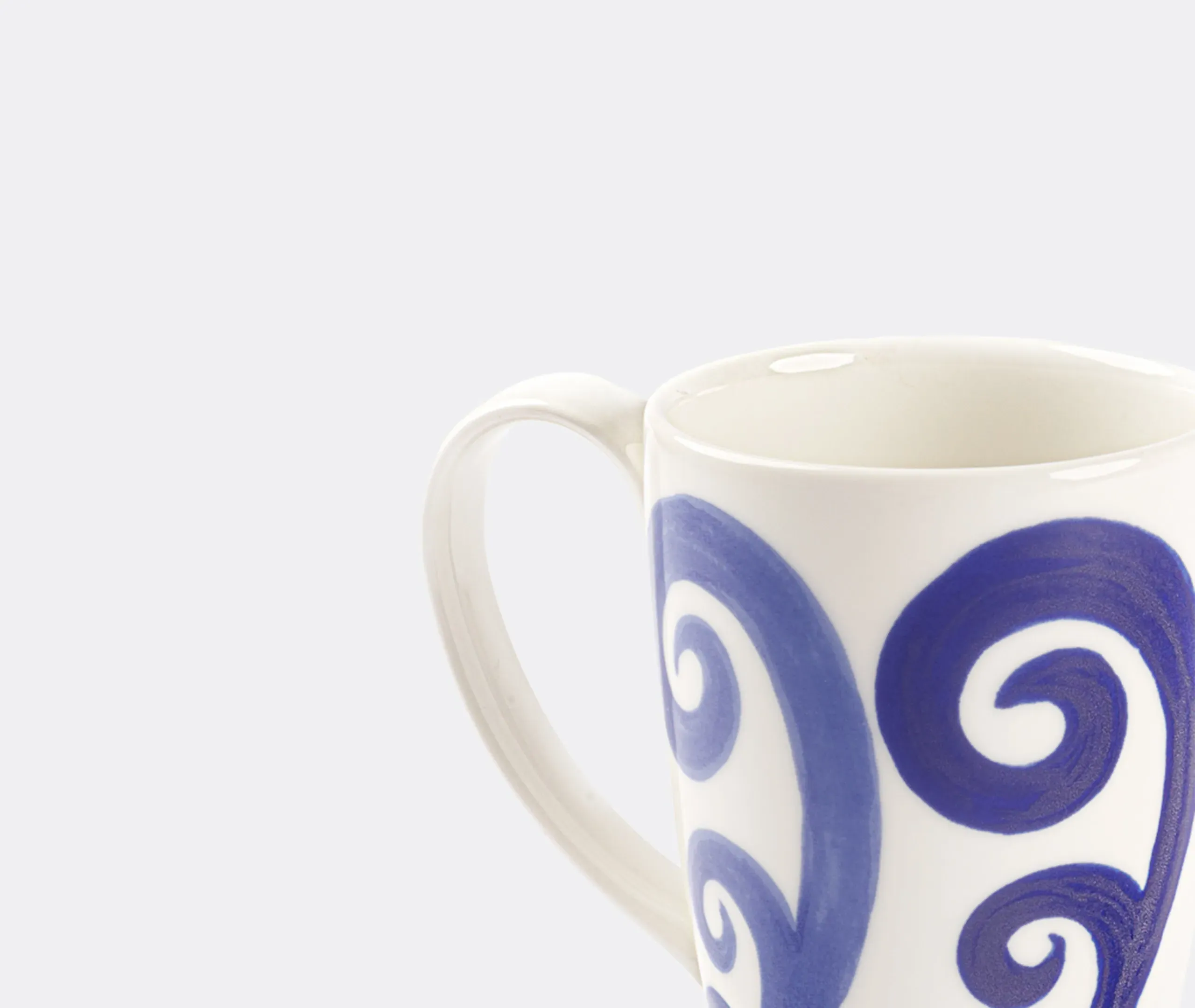 Athenee Peacock Mug - Blue, Fine Porcelain alternate view