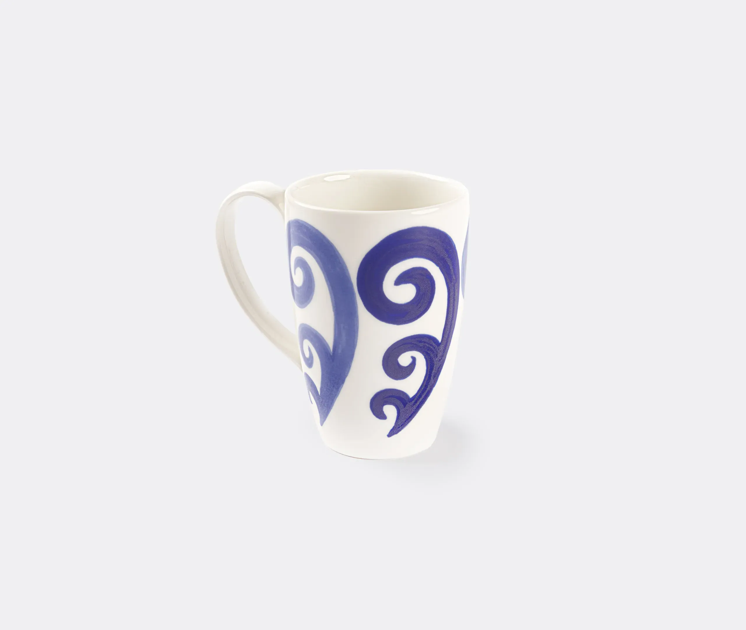 Athenee Peacock Mug - Blue, Fine Porcelain product