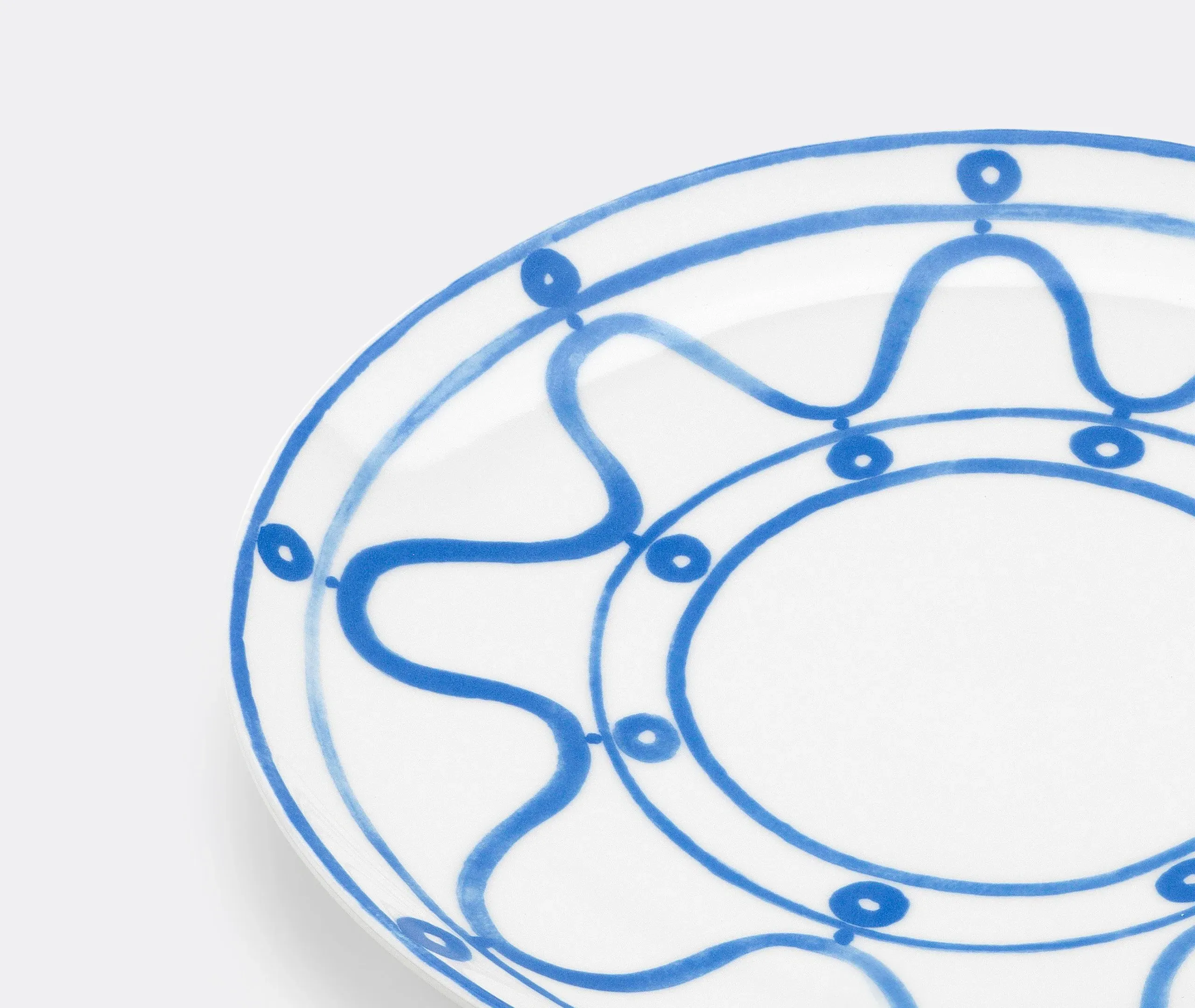 Serenity Dinner Plate - Blue, Porcelain