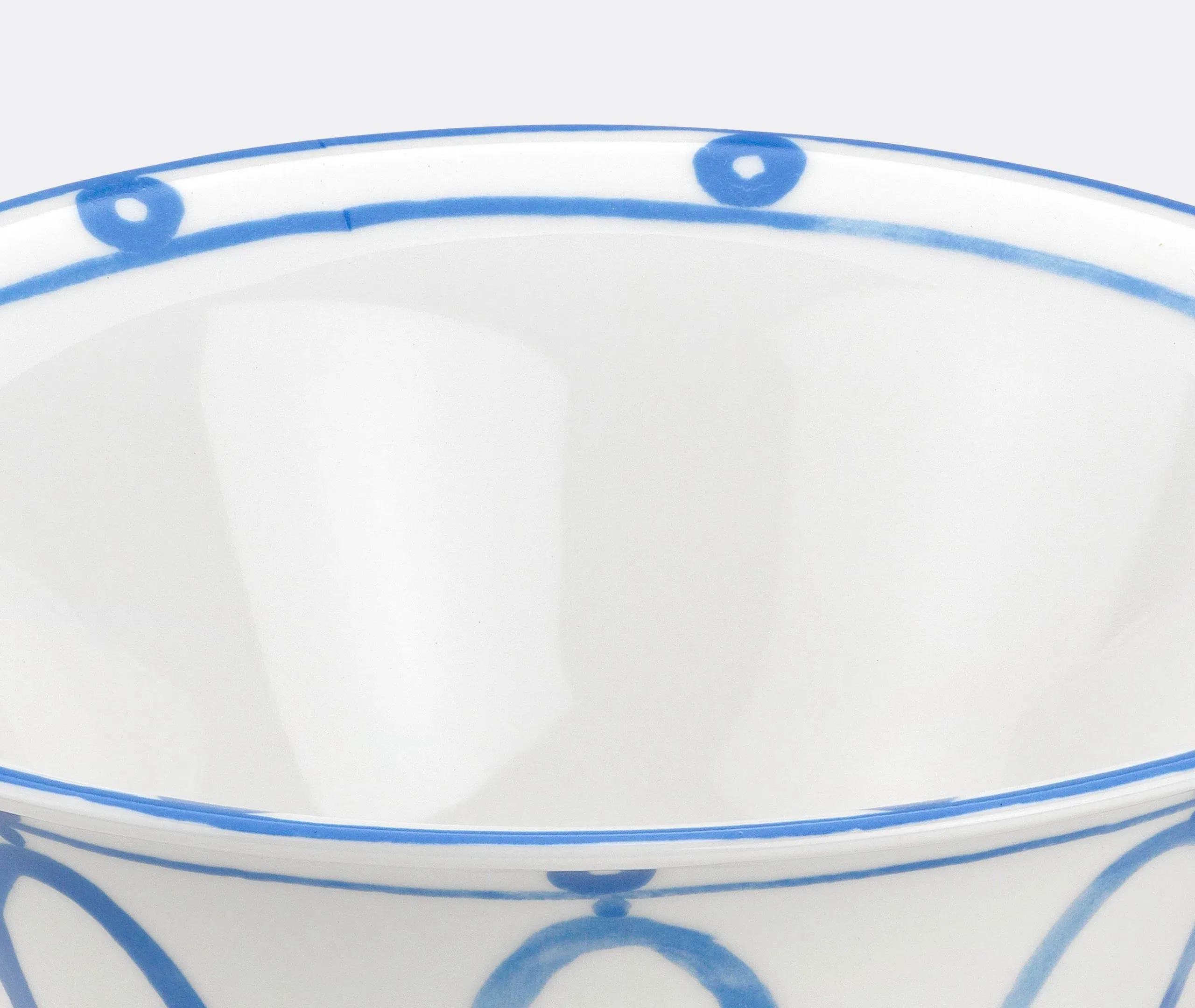 Serenity Salad Bowl - Blue, Porcelain