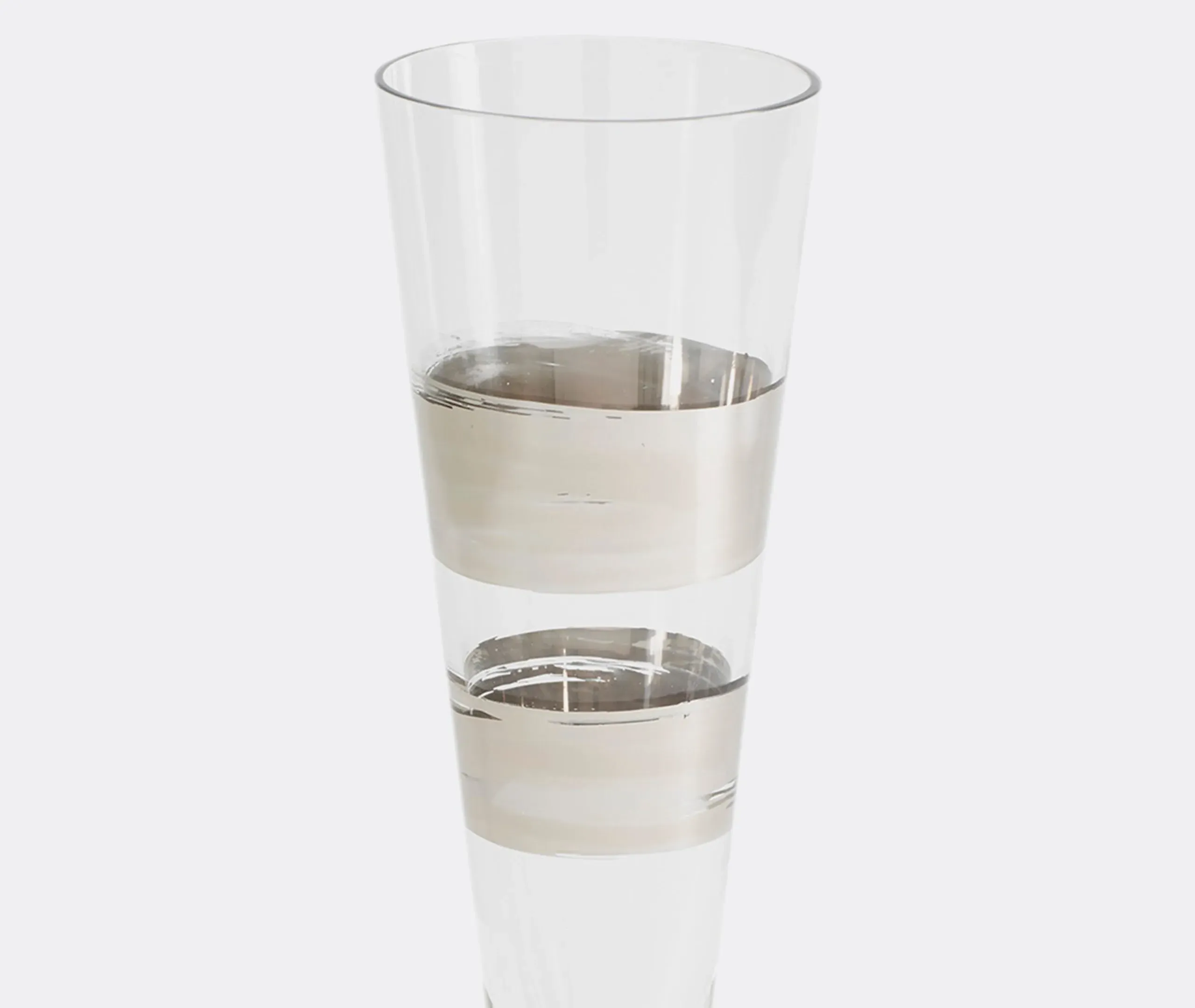 4-Piece Champagne Glass Set - Clear Glass