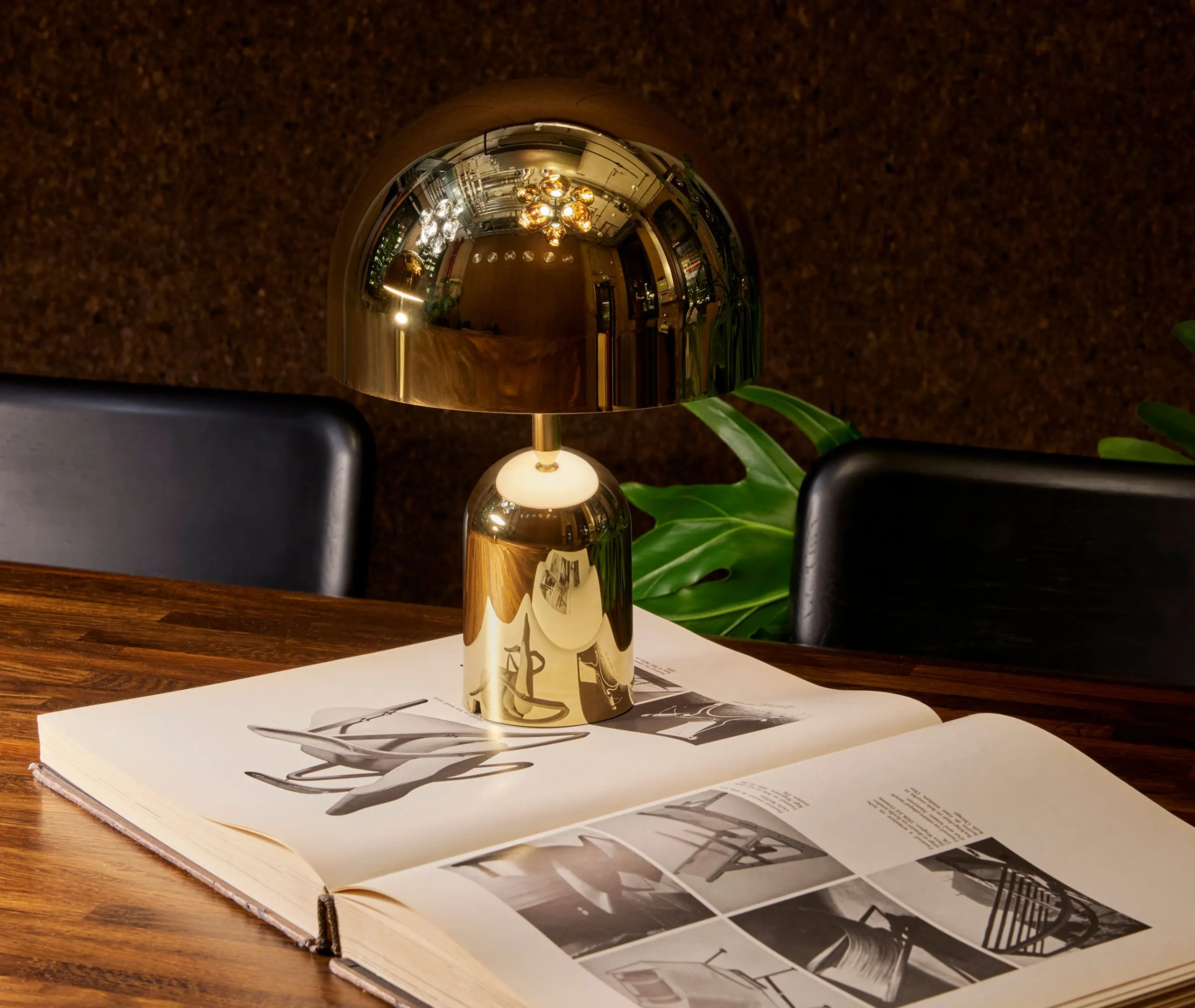 Bell Portable Lamp - Gold, ABS