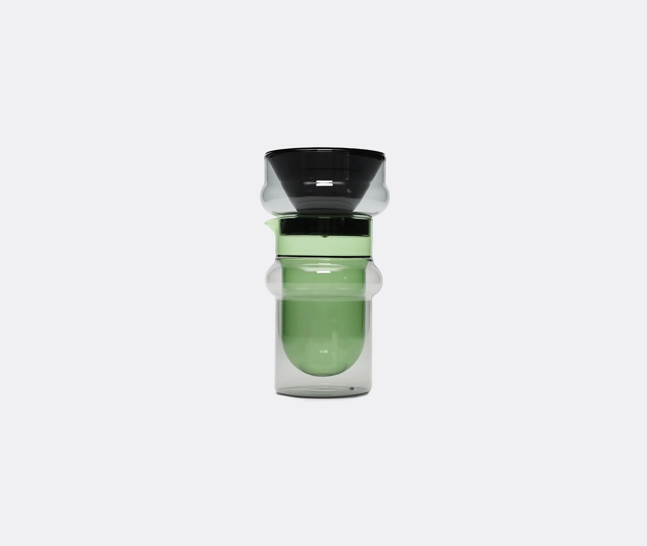 Carafe And Filter Set - Grey, Borosilicate Glass
