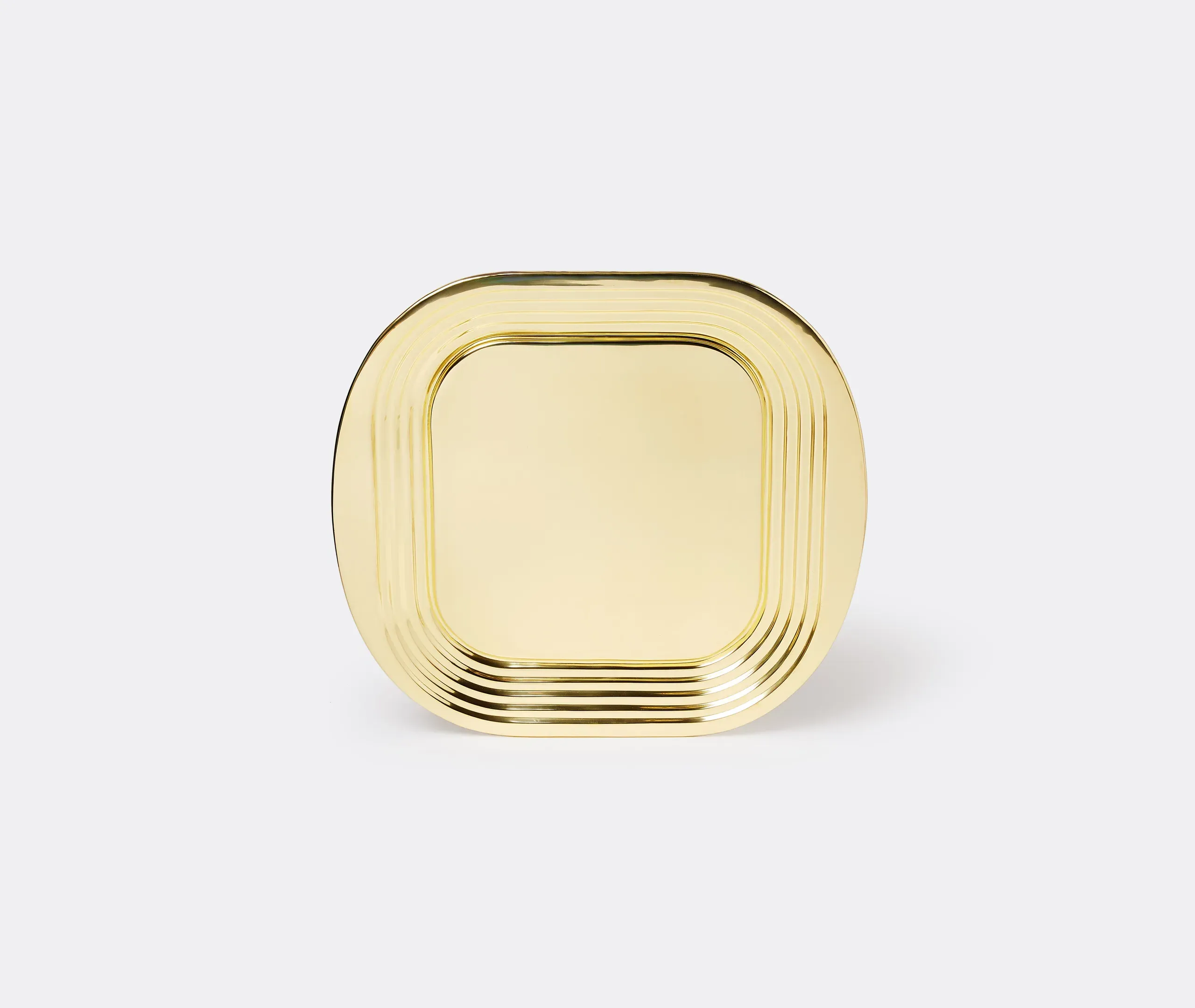 Form Square Serving Tray - Gold, Brass alternate view