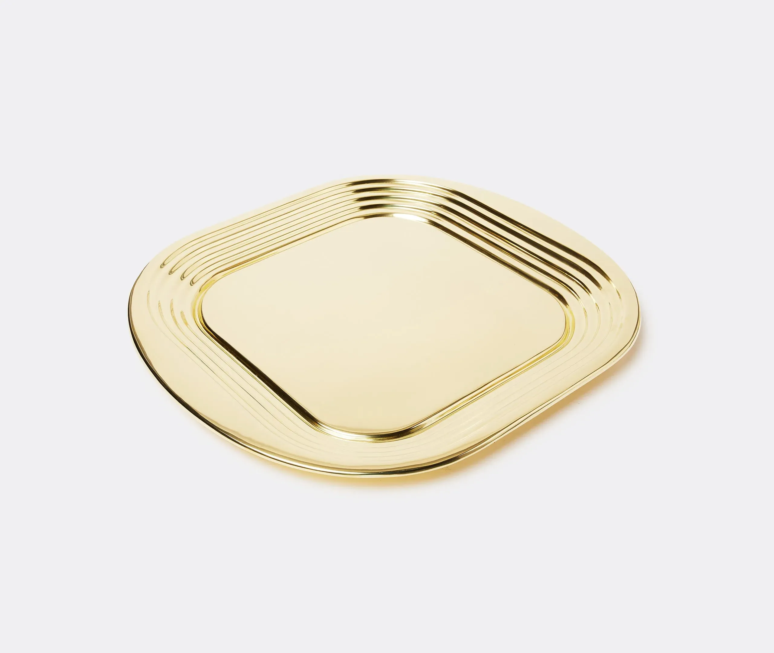 Form Square Serving Tray - Gold, Brass product