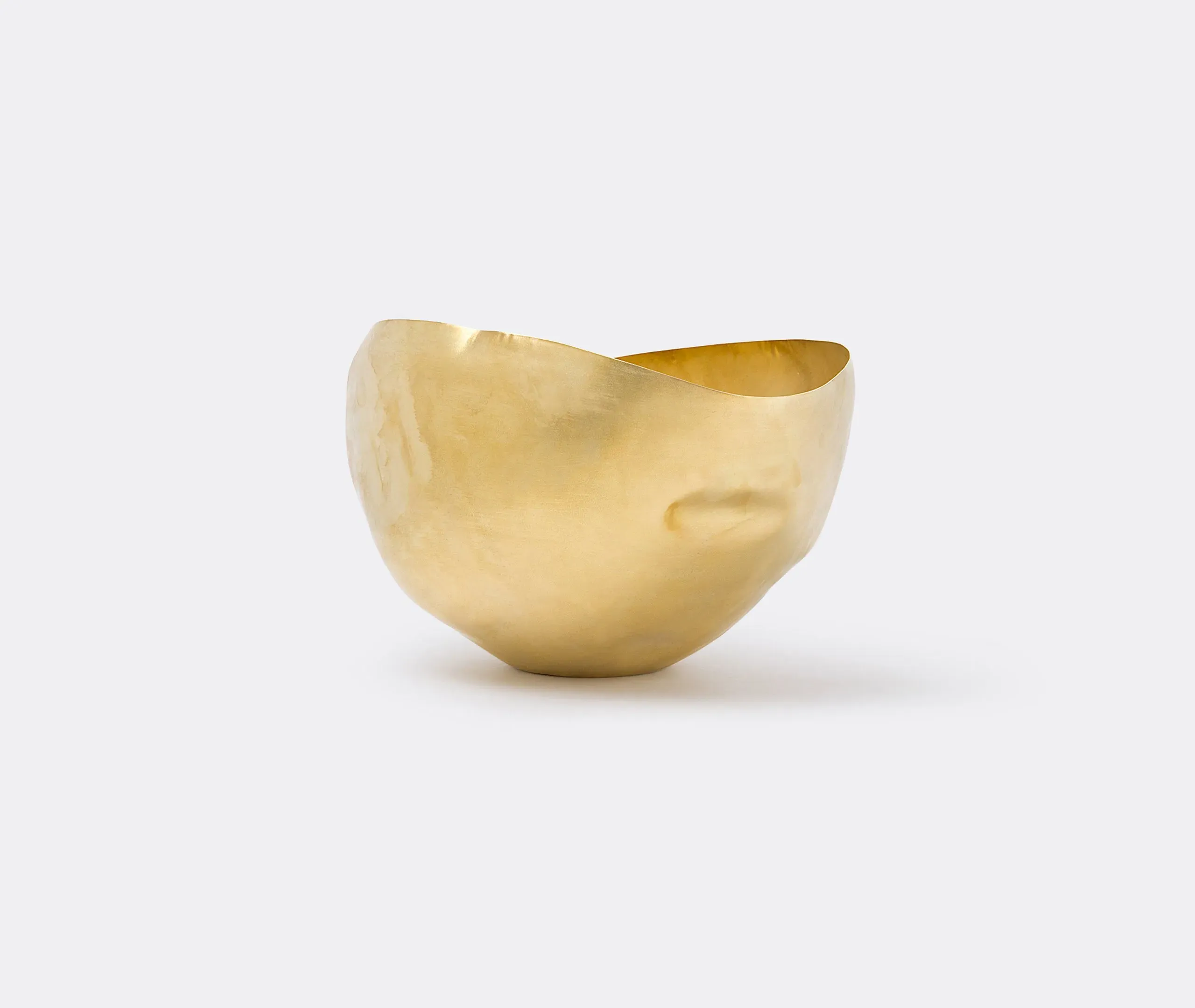 Large Decorative Vessel - Gold, Brass
