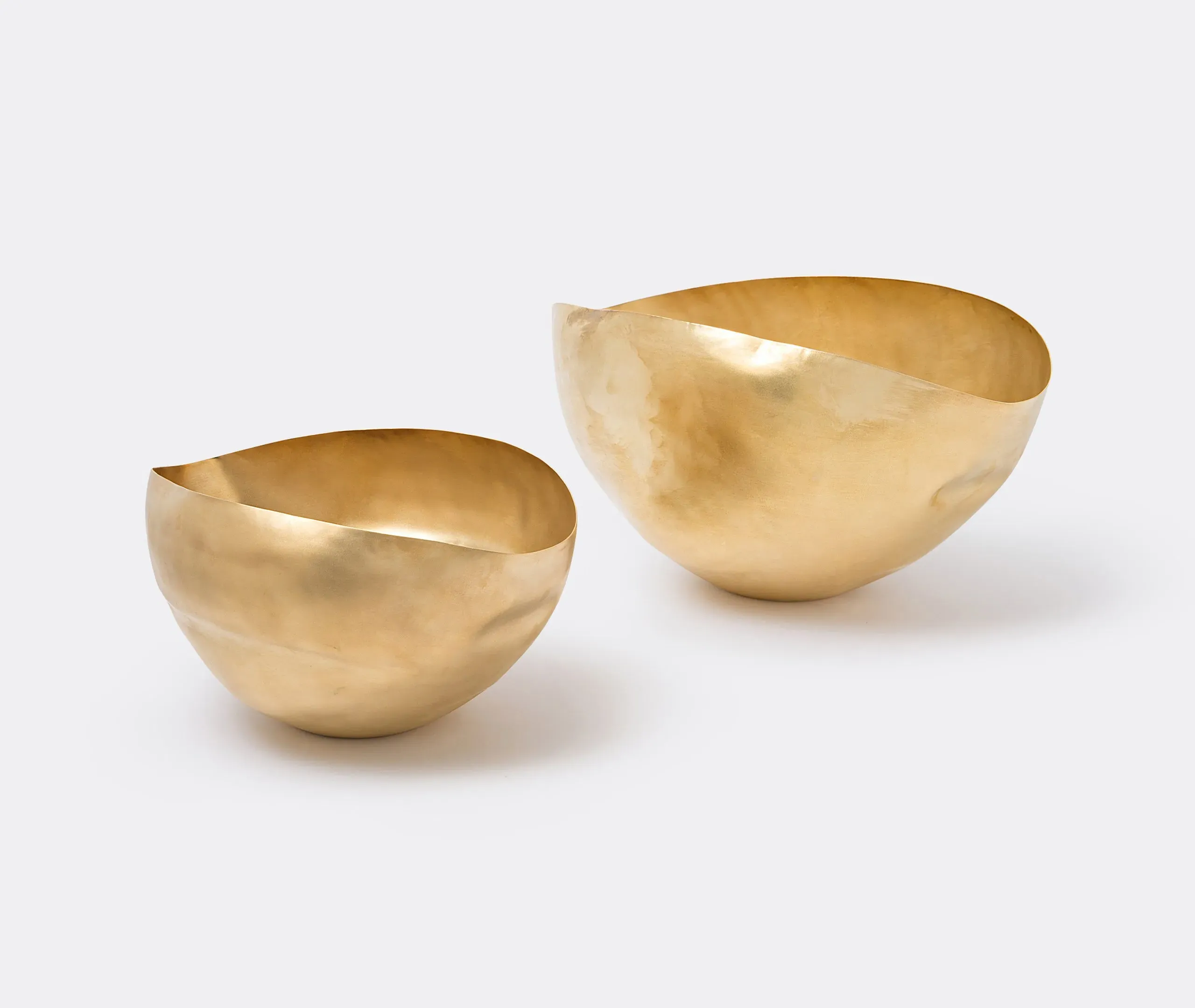 Large Decorative Vessel - Gold, Brass