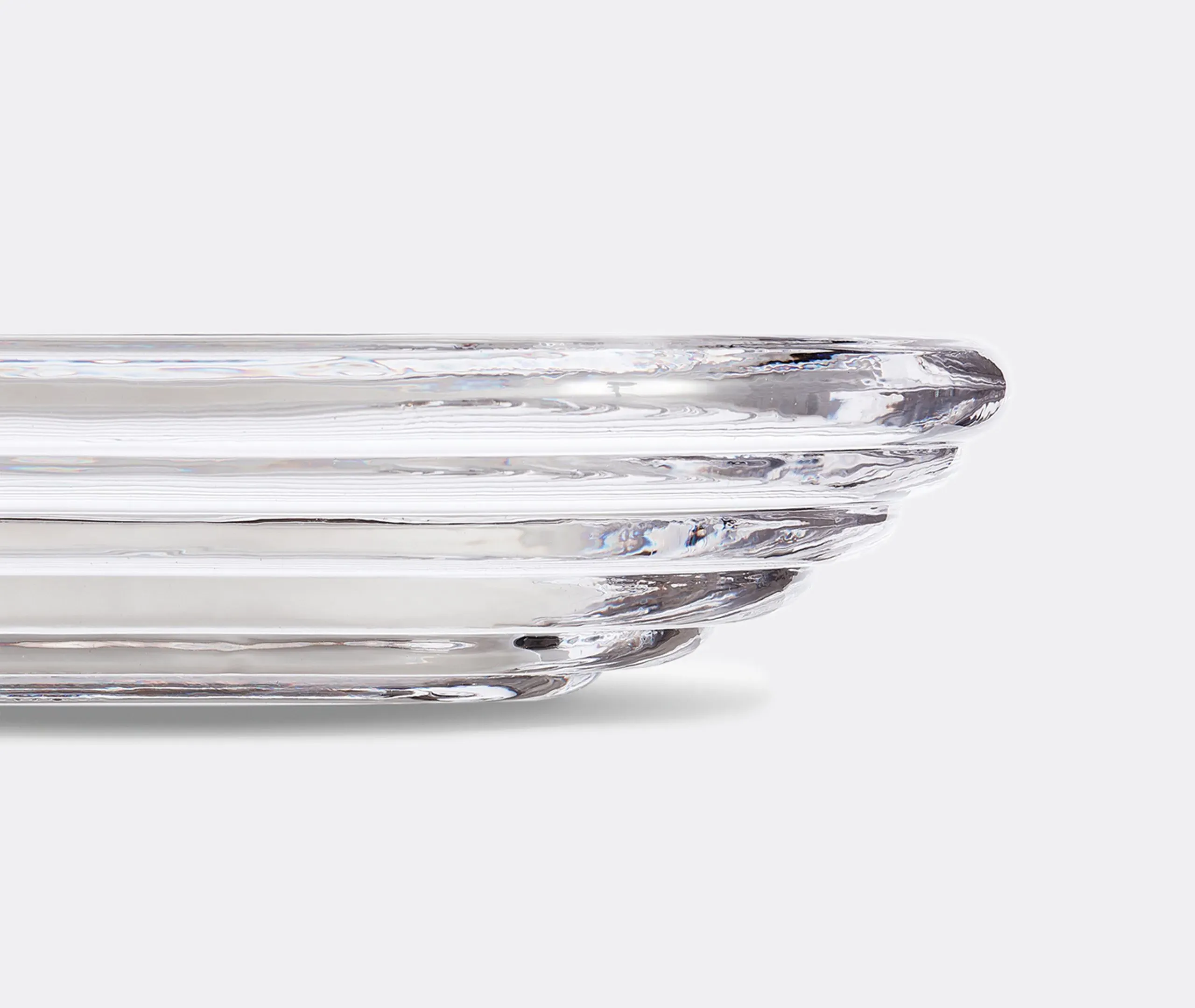 Large Serving Bowl - Clear, Pressed Glass