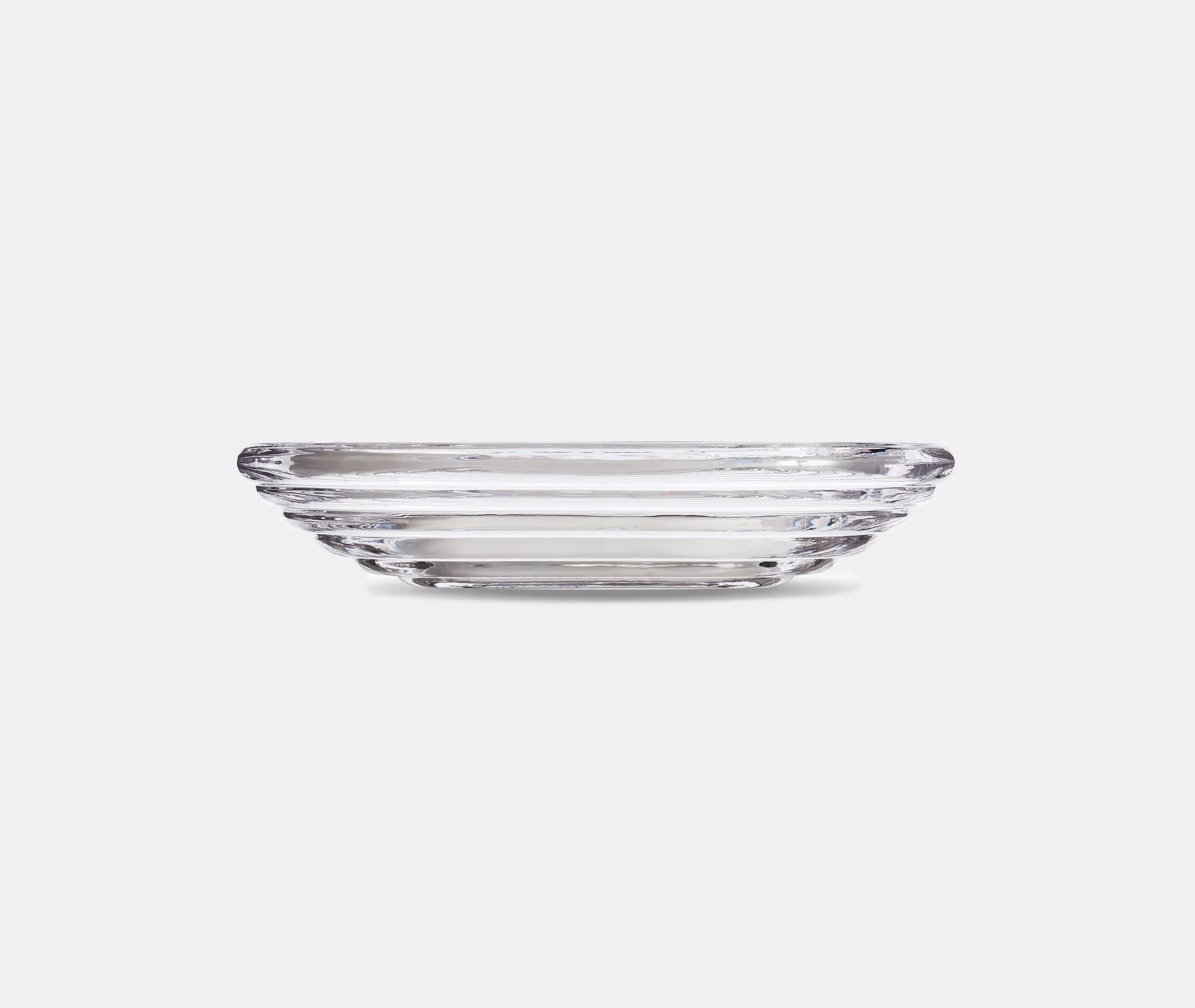 Large Serving Bowl - Clear, Pressed Glass