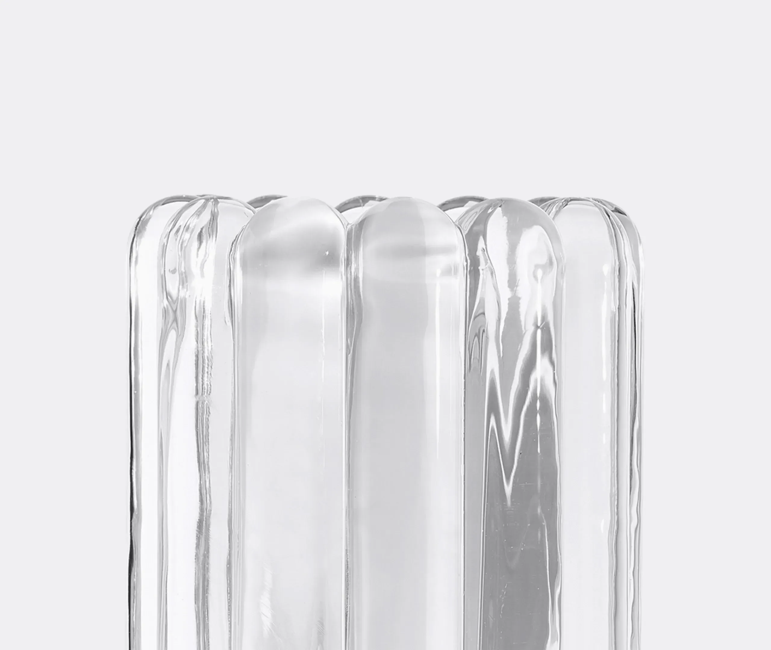 Medium Press Vase - Clear, Glass