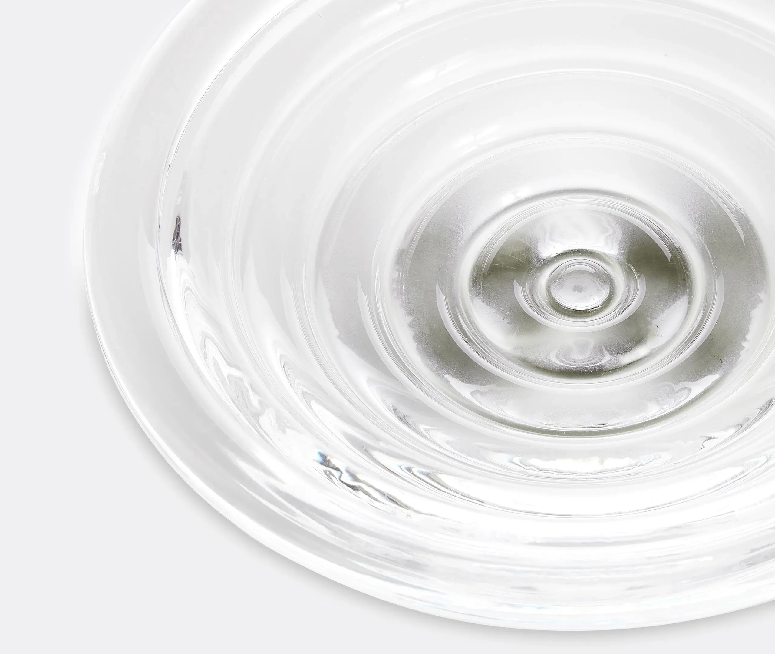 Medium Serving Bowl - Clear, Pressed Glass