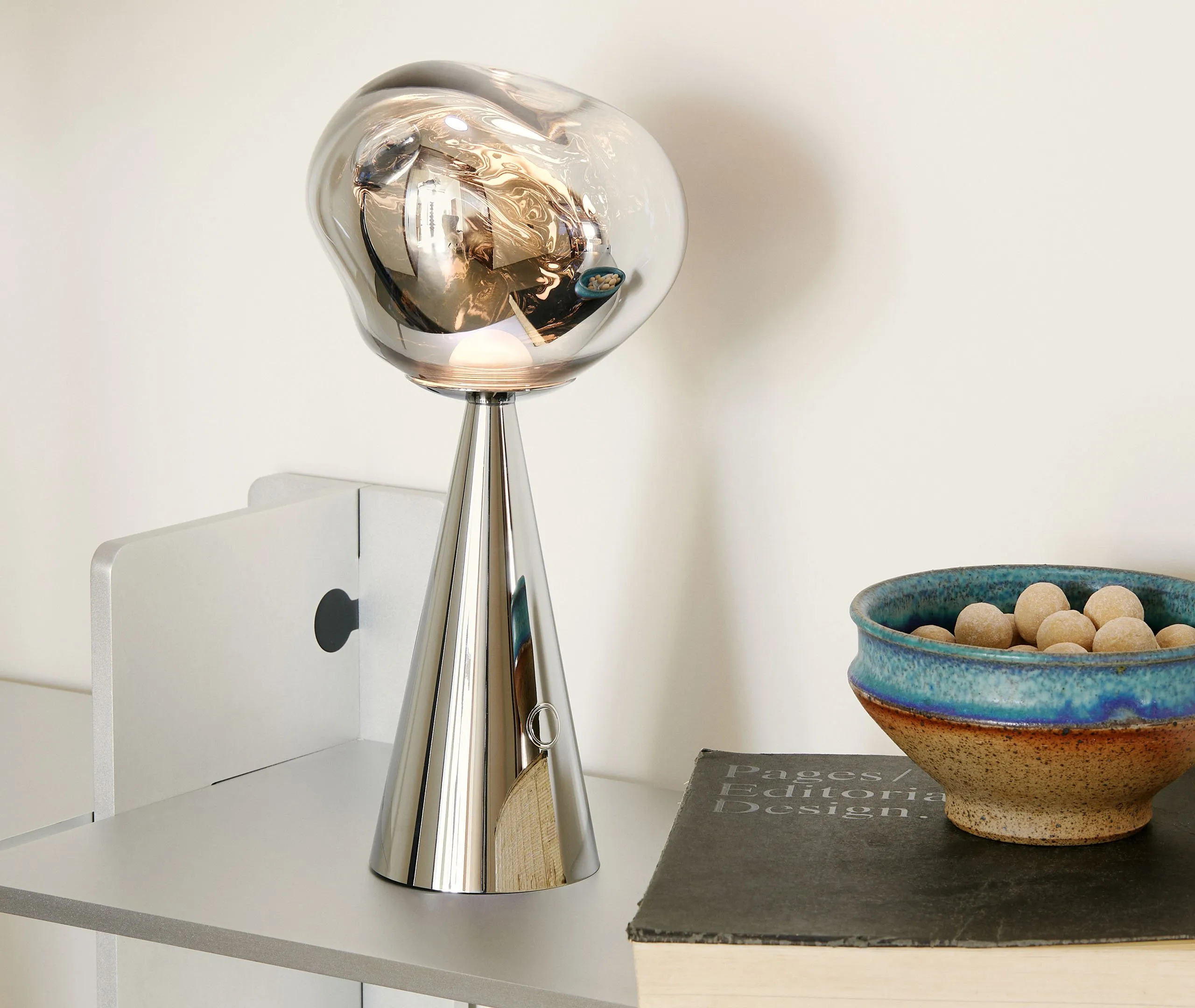 Melt Portable Lamp - Silver