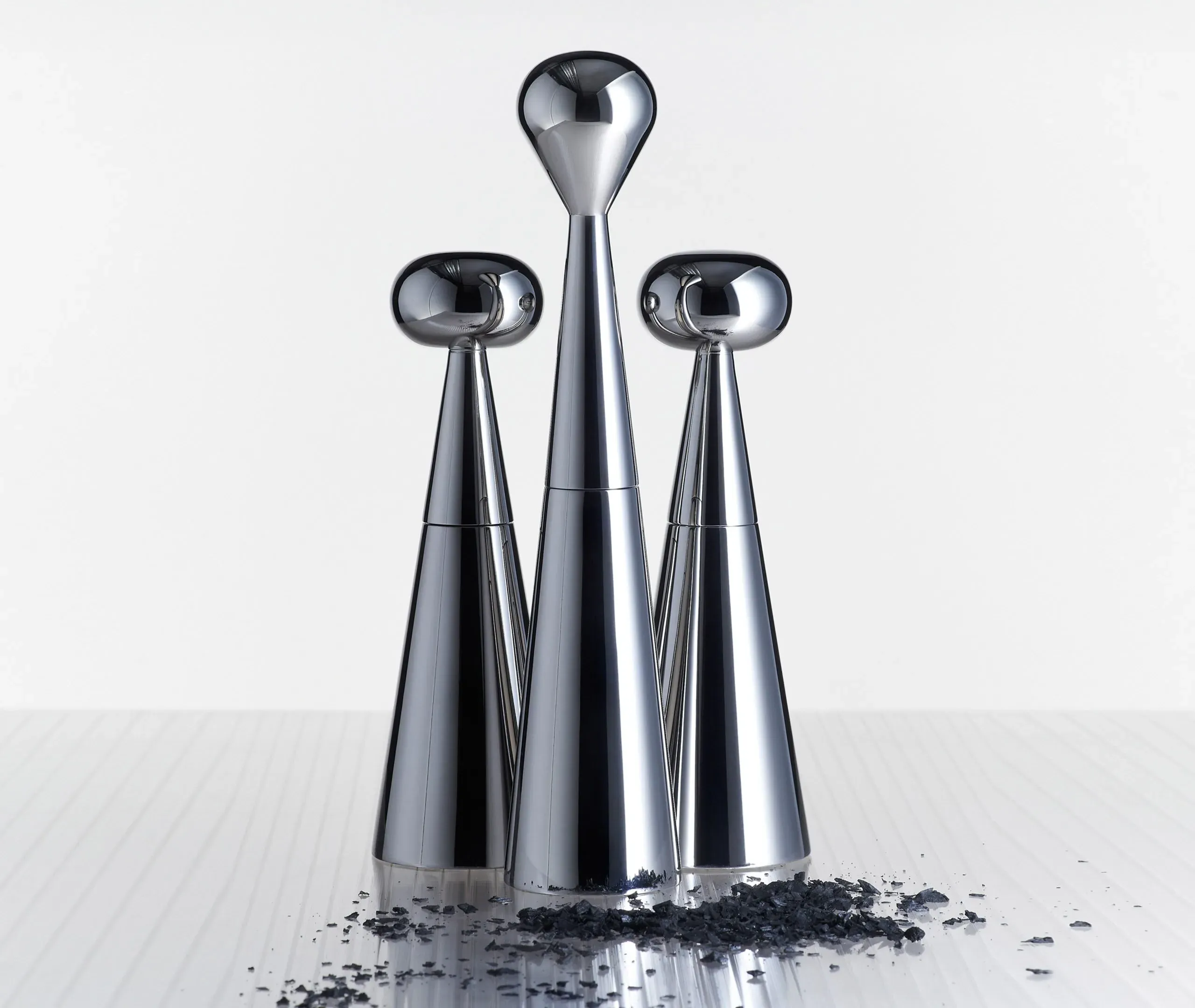 Mill Large Grinder - Chrome, Stainless Steel