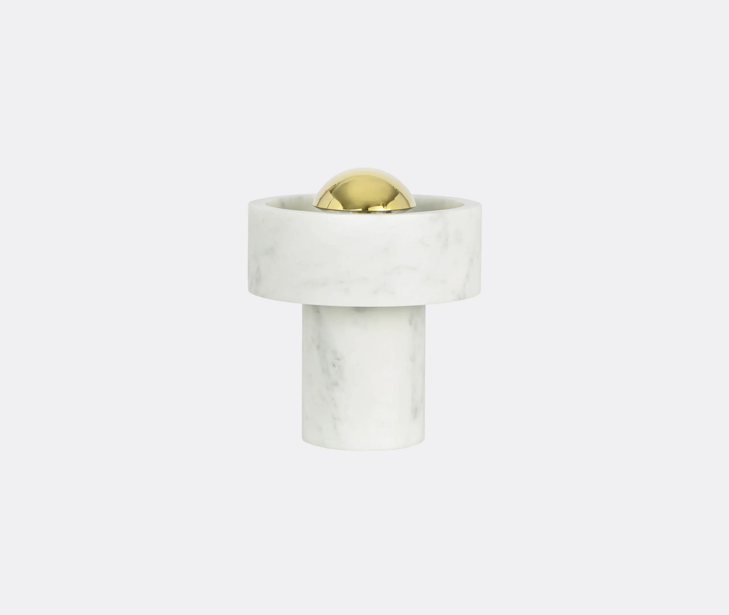 Portable Table Lamp with Touch Dimmer - White