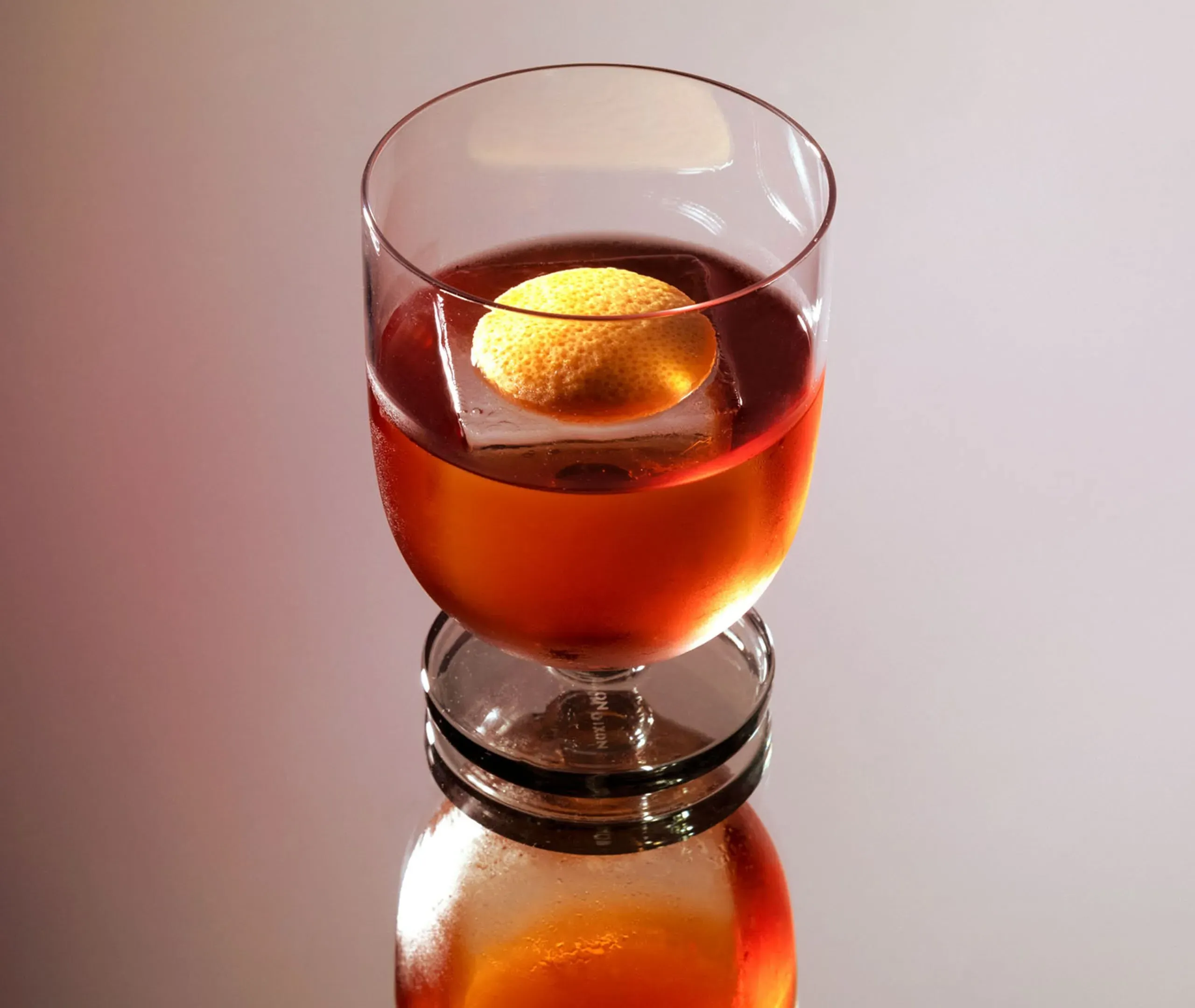 Puck Water Tumblers Set of Two - Clear, Smoke