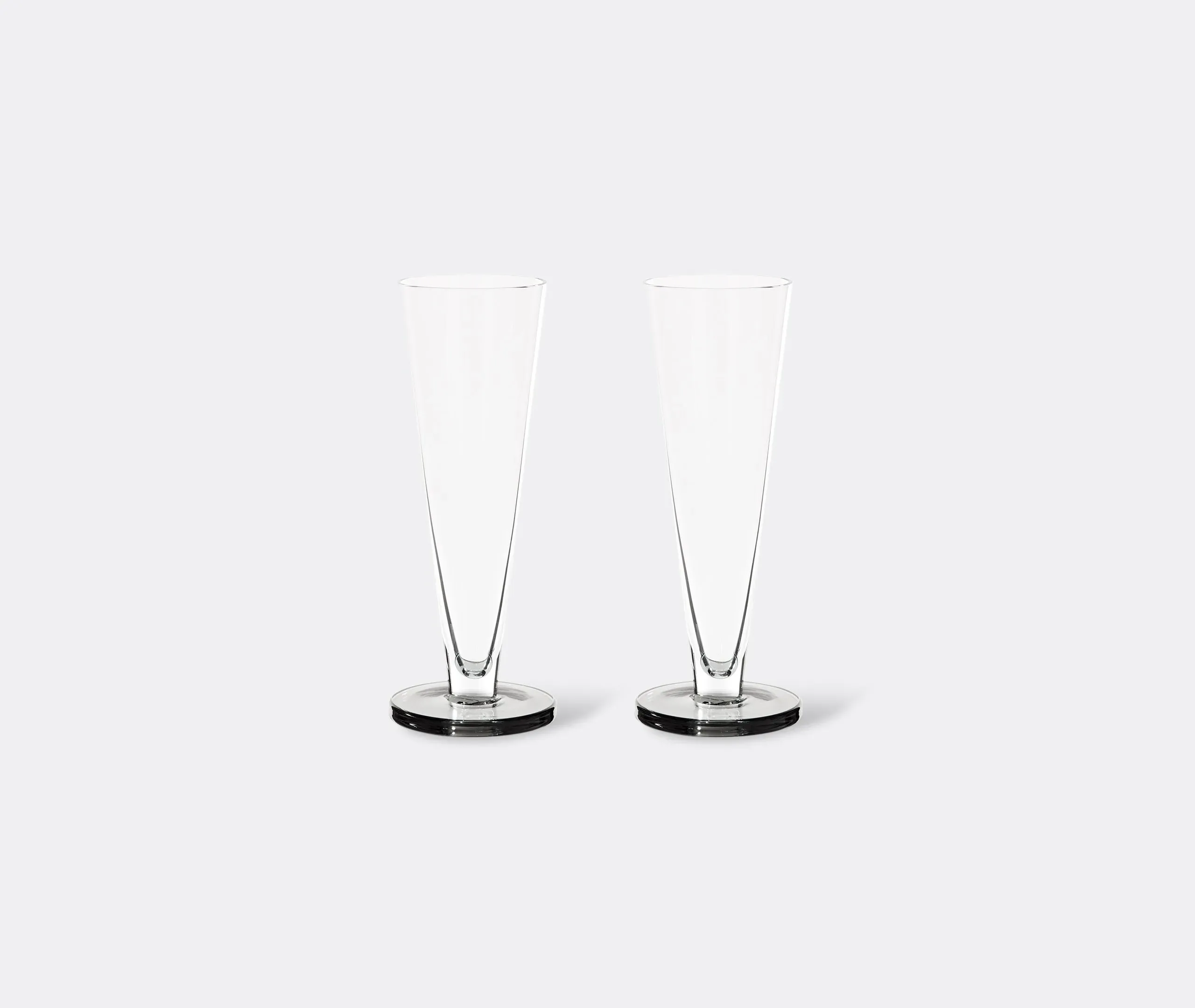 Set of 2 Flute Glasses - Multicolor, Glass image