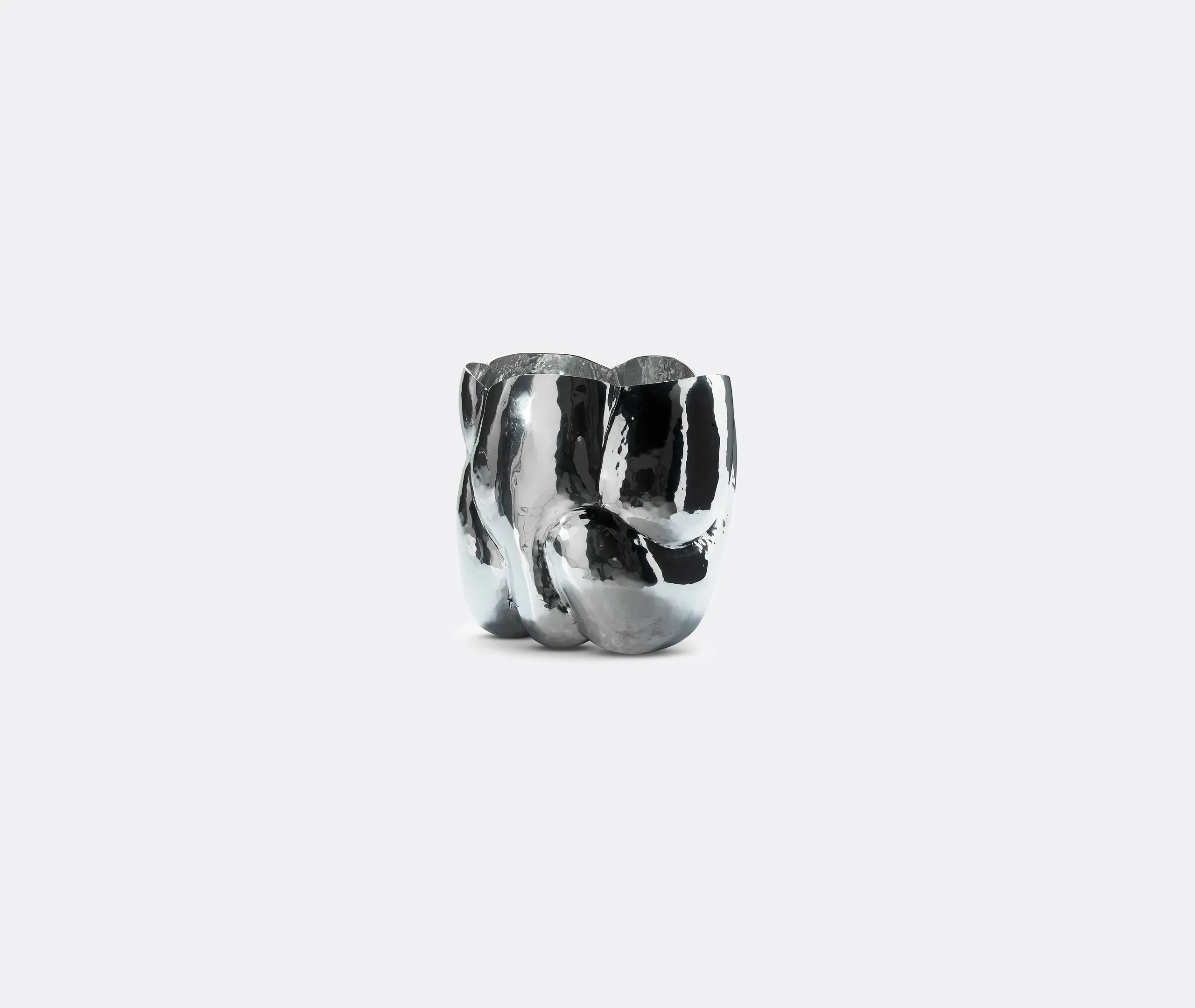 Short Cloud Vessel - Silver, Aluminium