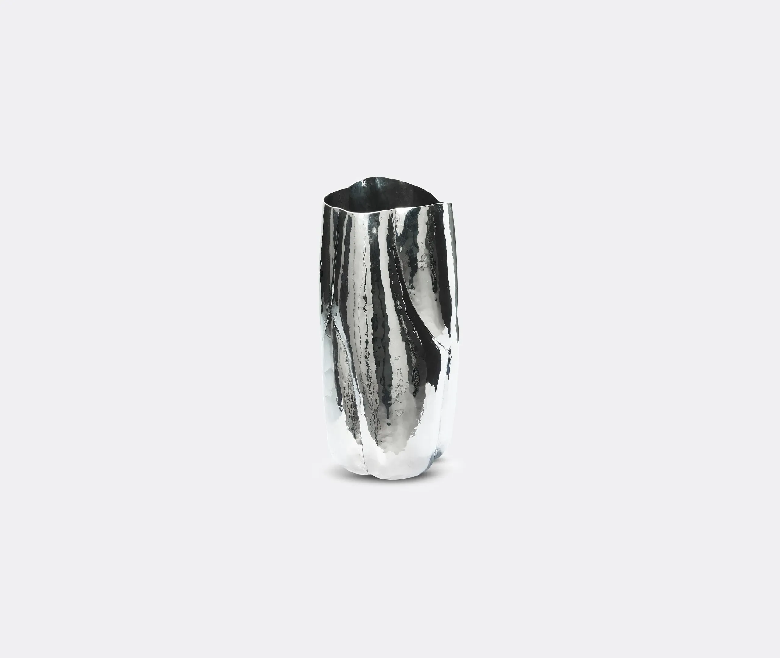 Tall Cloud Vessel - Silver, Aluminium