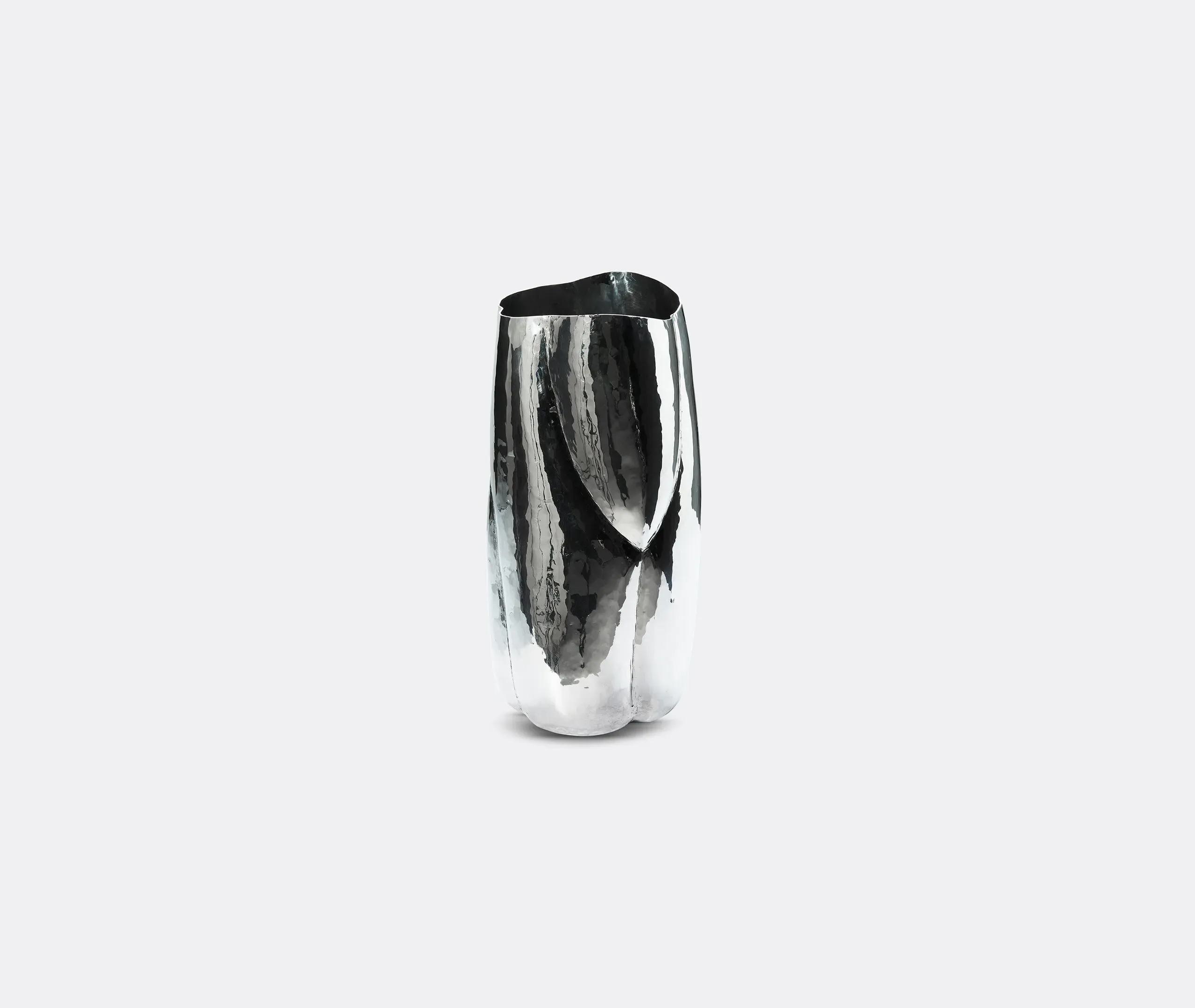 Tall Cloud Vessel - Silver, Aluminium
