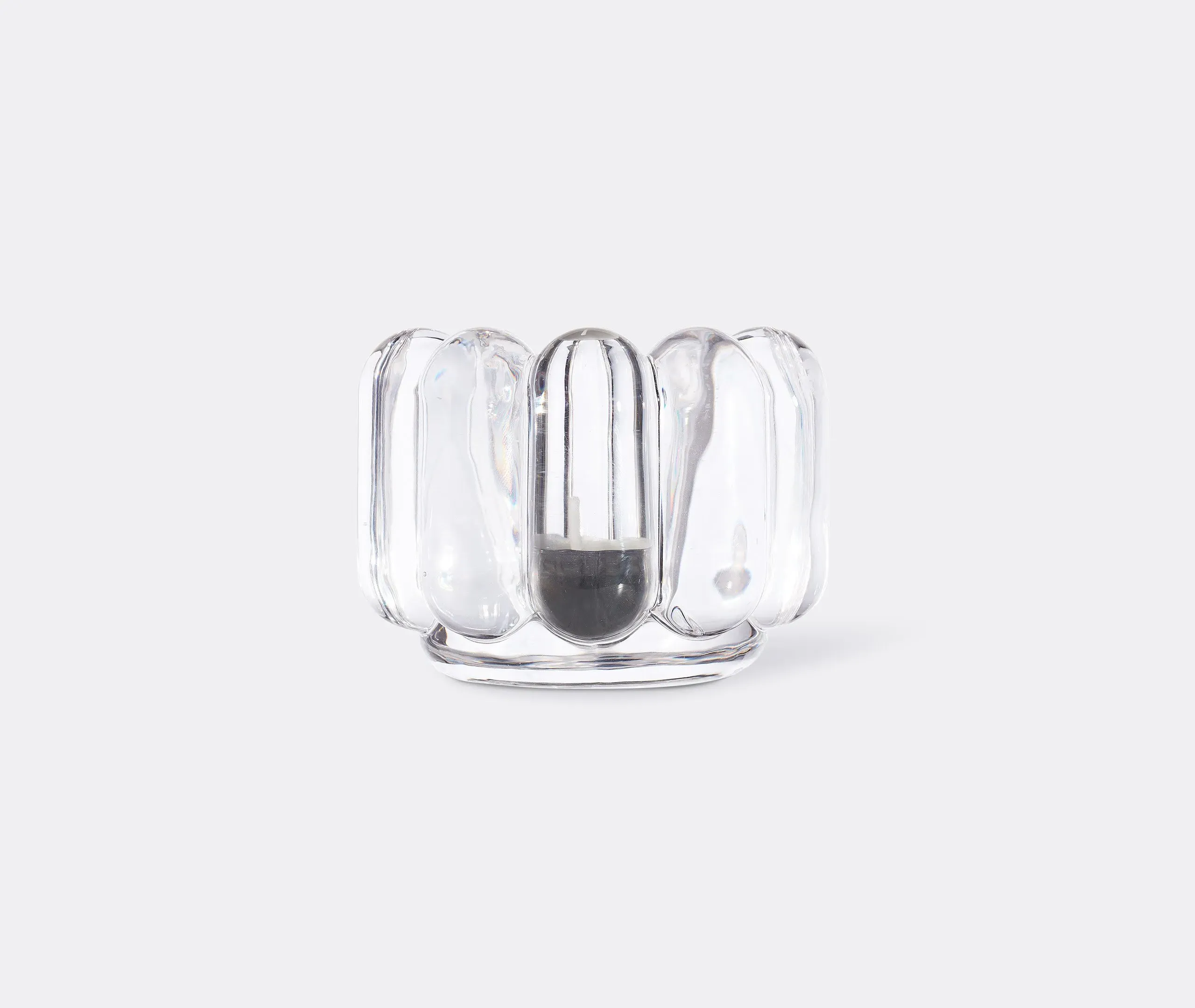 Vertical Tealight Holder - Clear, Glass image