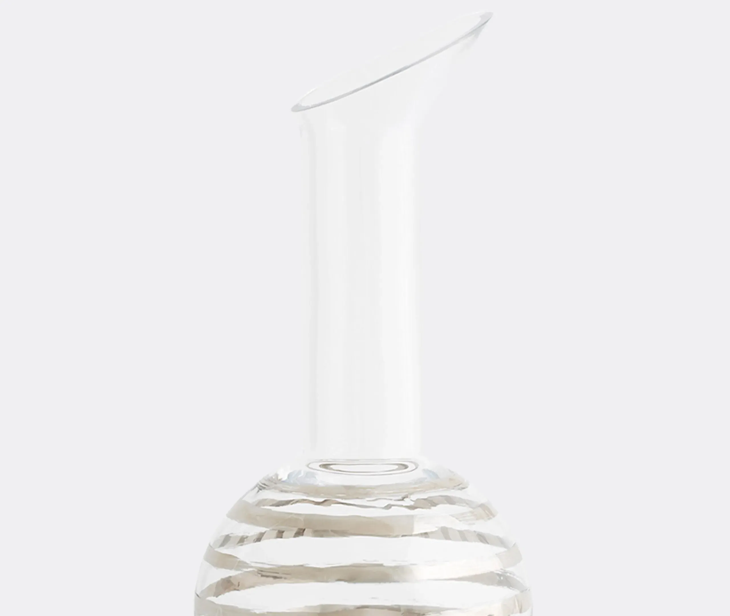 Water Gift Set with Platinum Detail - Clear Glass