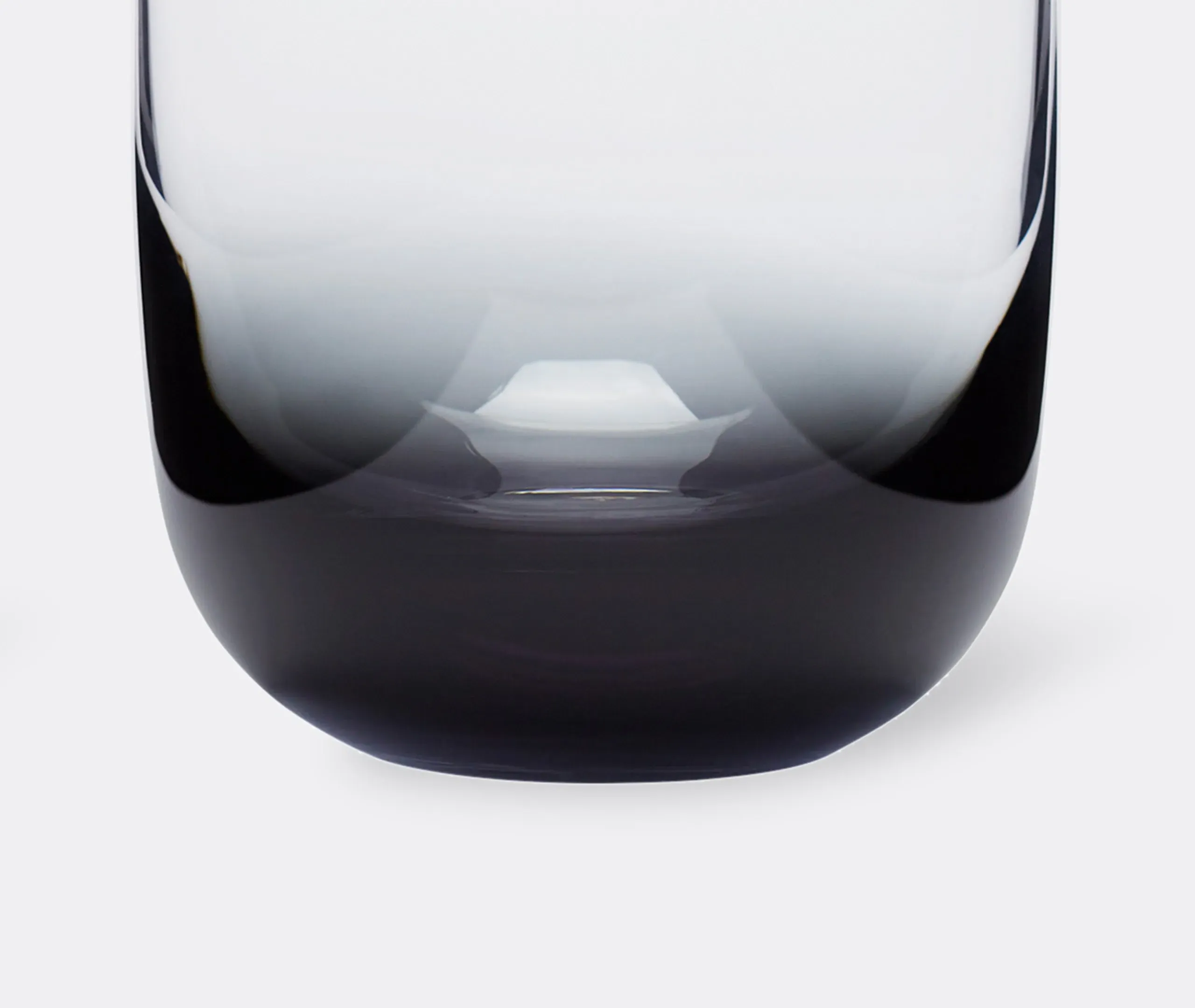 Whiskey Glasses Set of 2 - Black, Glass
