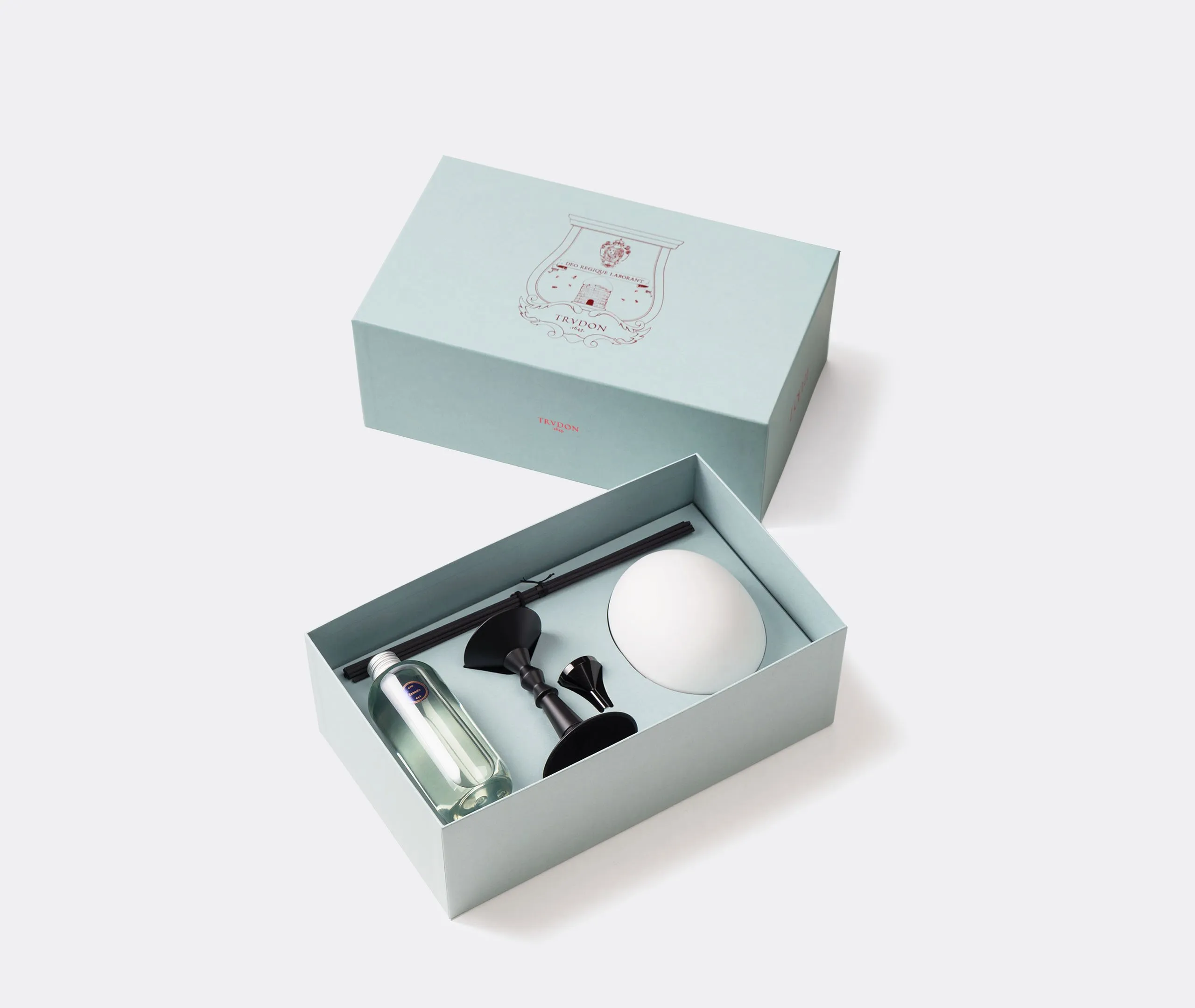 Egg Reed Diffuser Set Abd El Kader - White, Ceramic