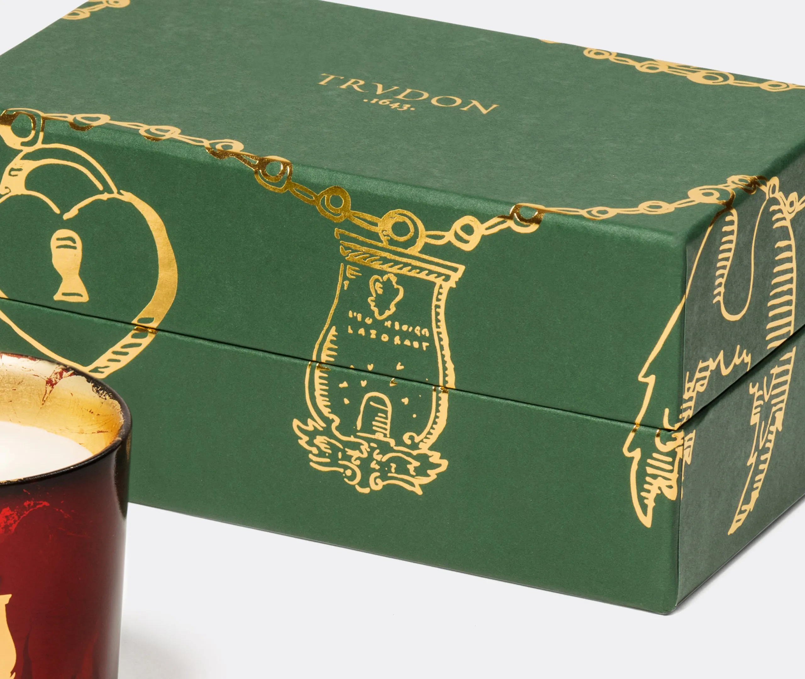 Gloria & Gabriel Candle Gift Set - Green, Wax