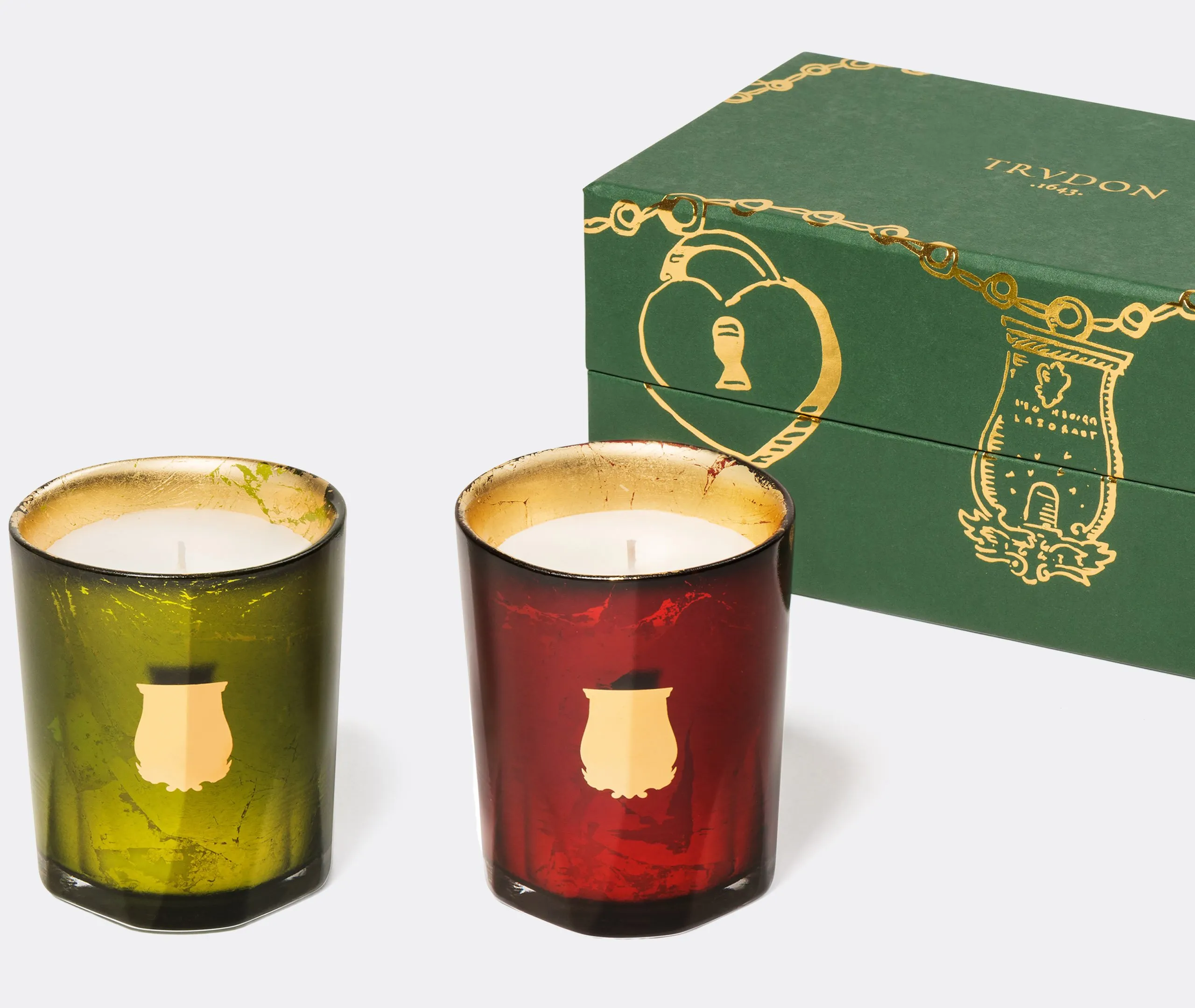 Gloria & Gabriel Candle Gift Set - Green, Wax