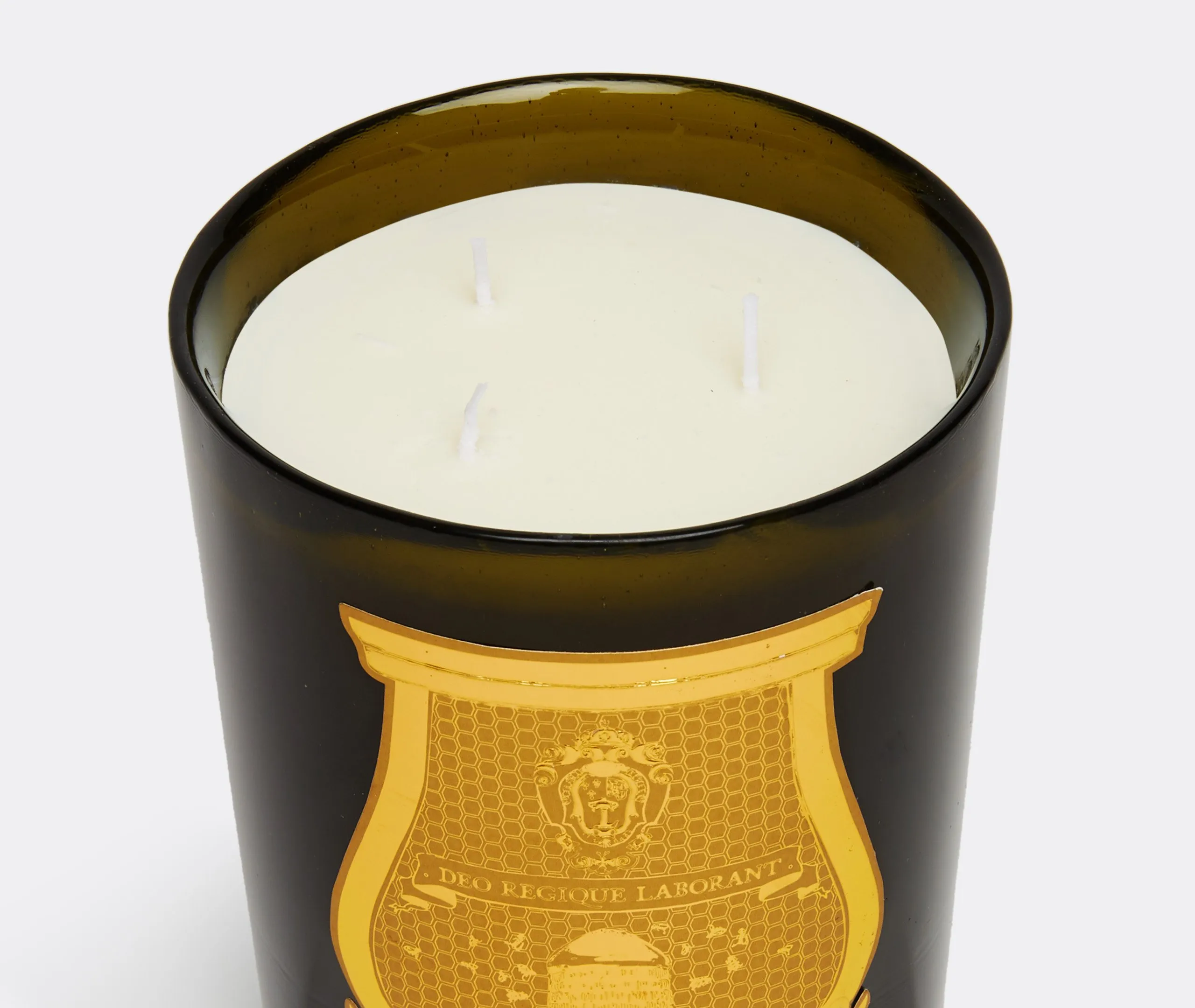 Large Scented Candle - Green, Wax