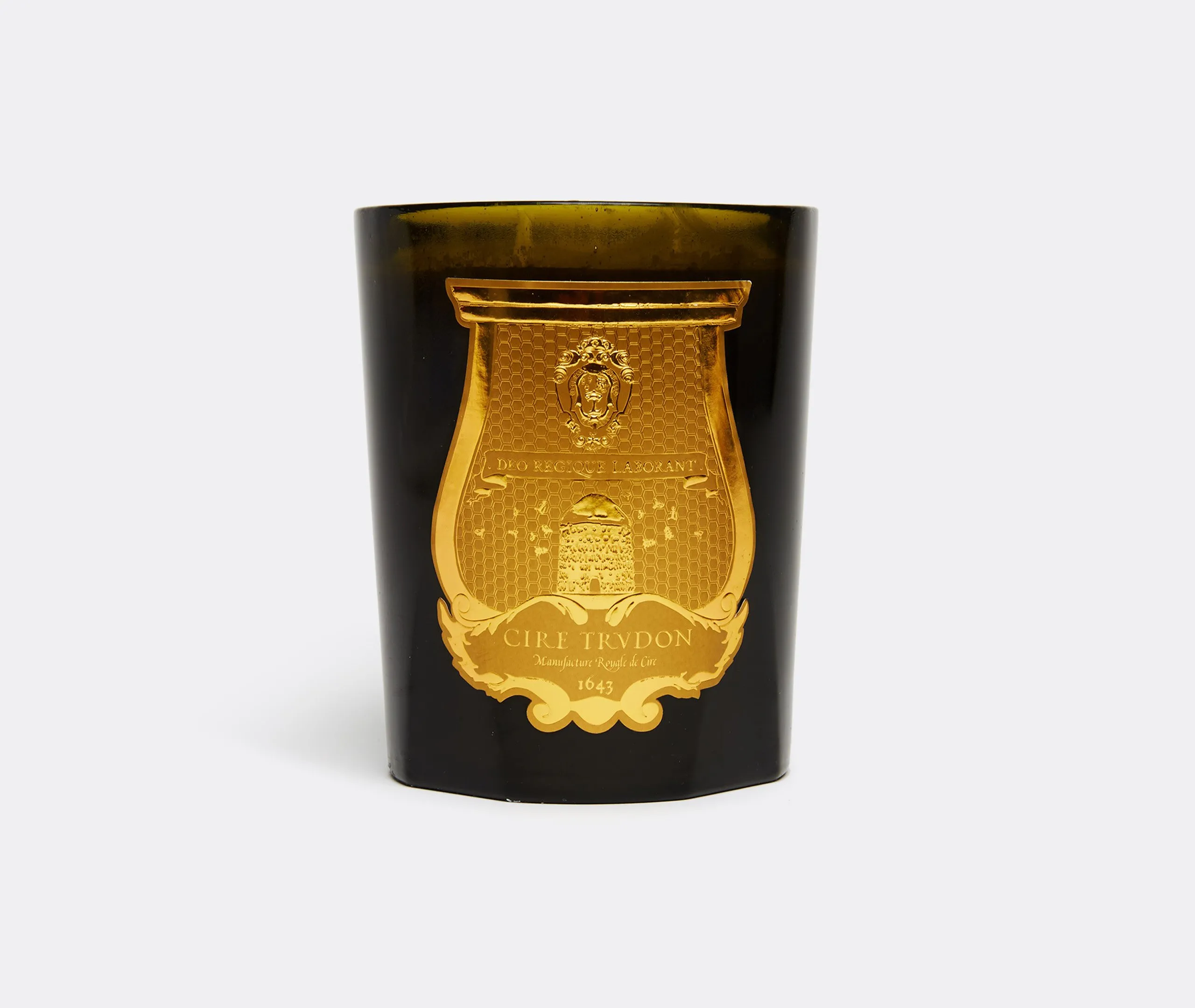 Large Scented Candle - Green, Wax