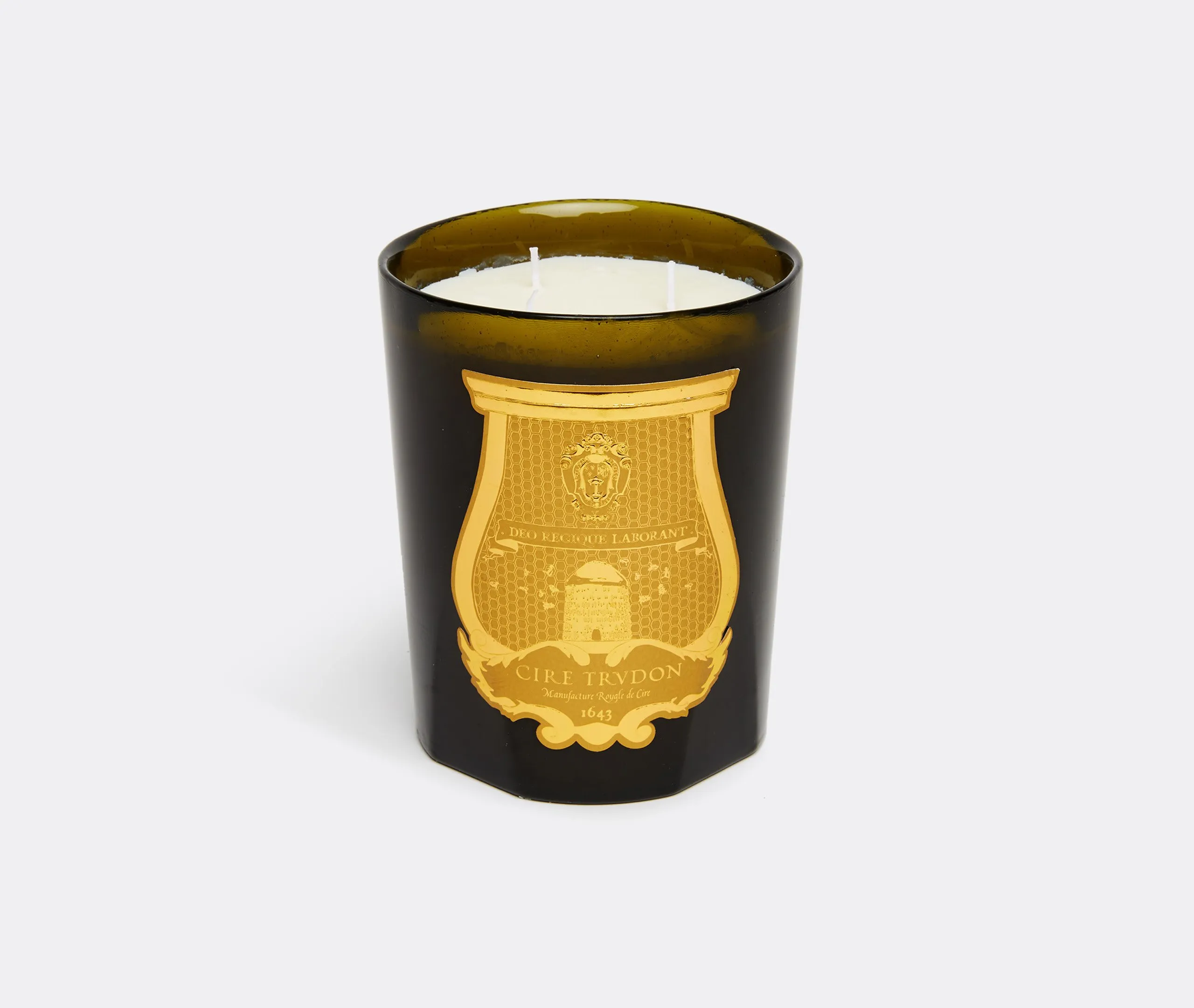 Large Scented Candle - Green, Wax image