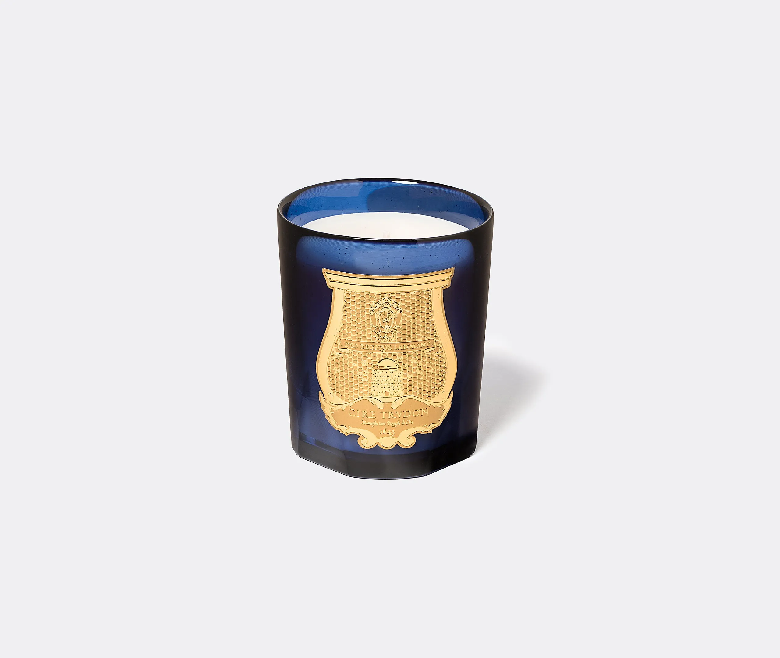 Scented Candle Esterel - Blue, Hand-Blown Glass image