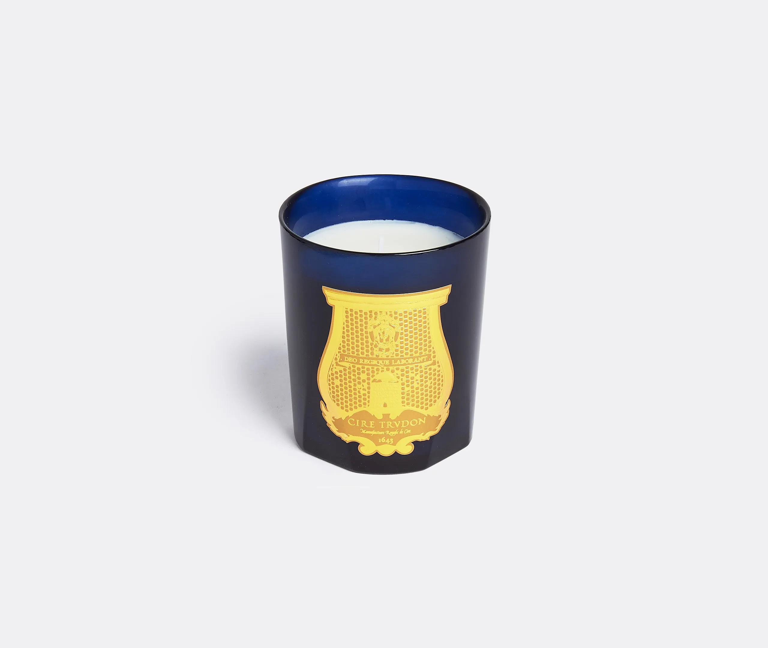 Scented Candle Madurai - Blue, Hand-Blown Glass