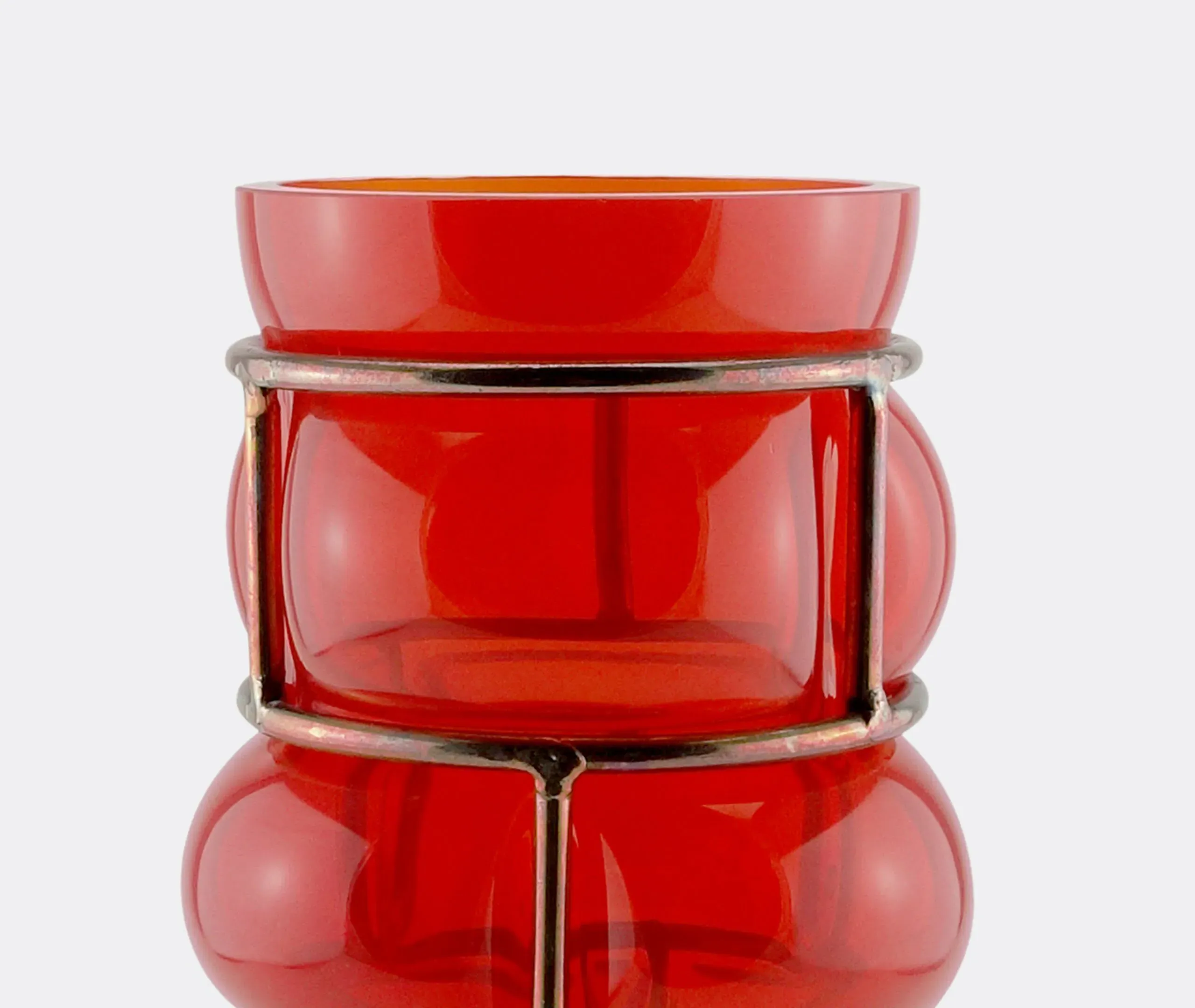 Brick Vase - Red, Glass