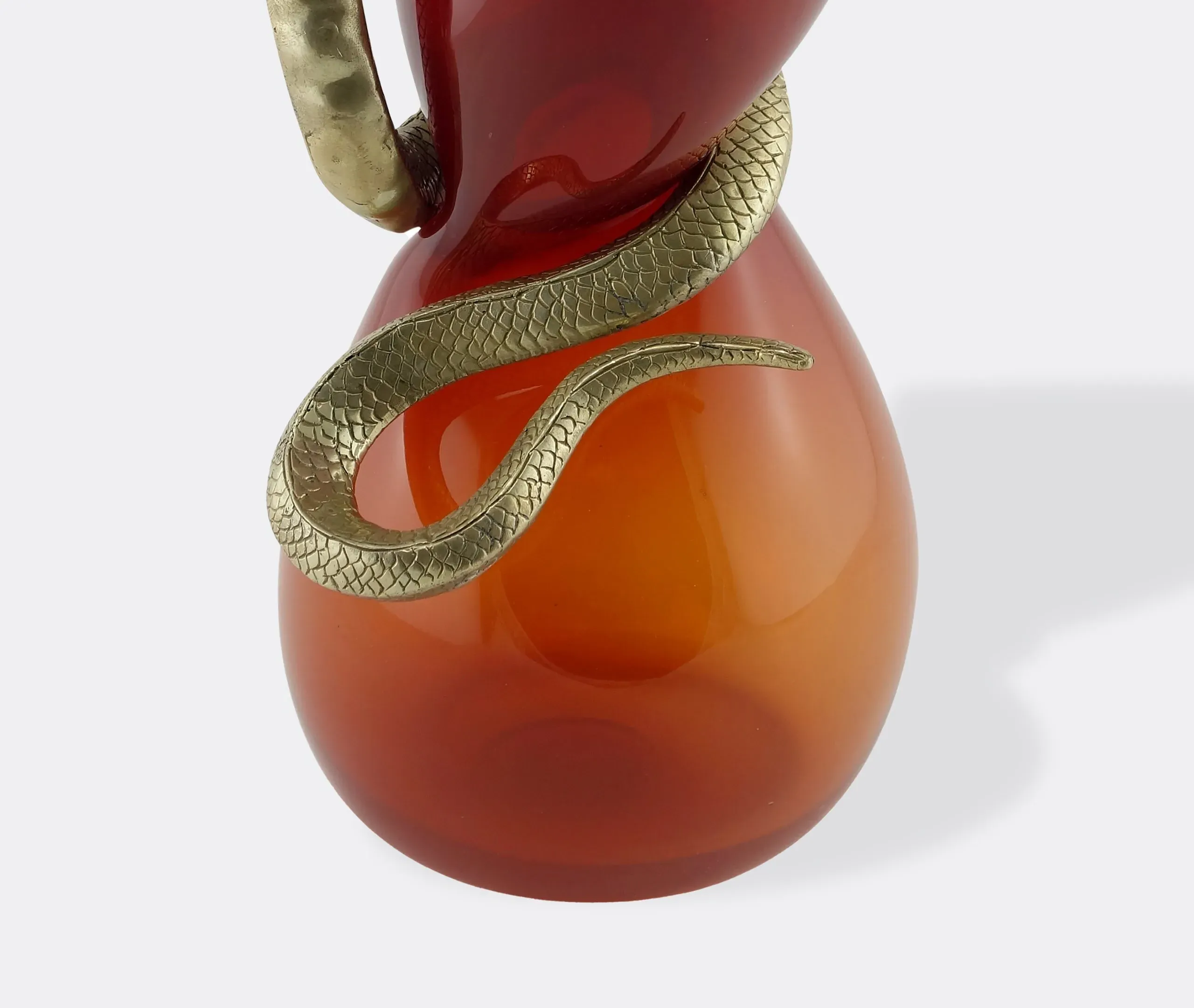 Cobra Vase - Red, Glass