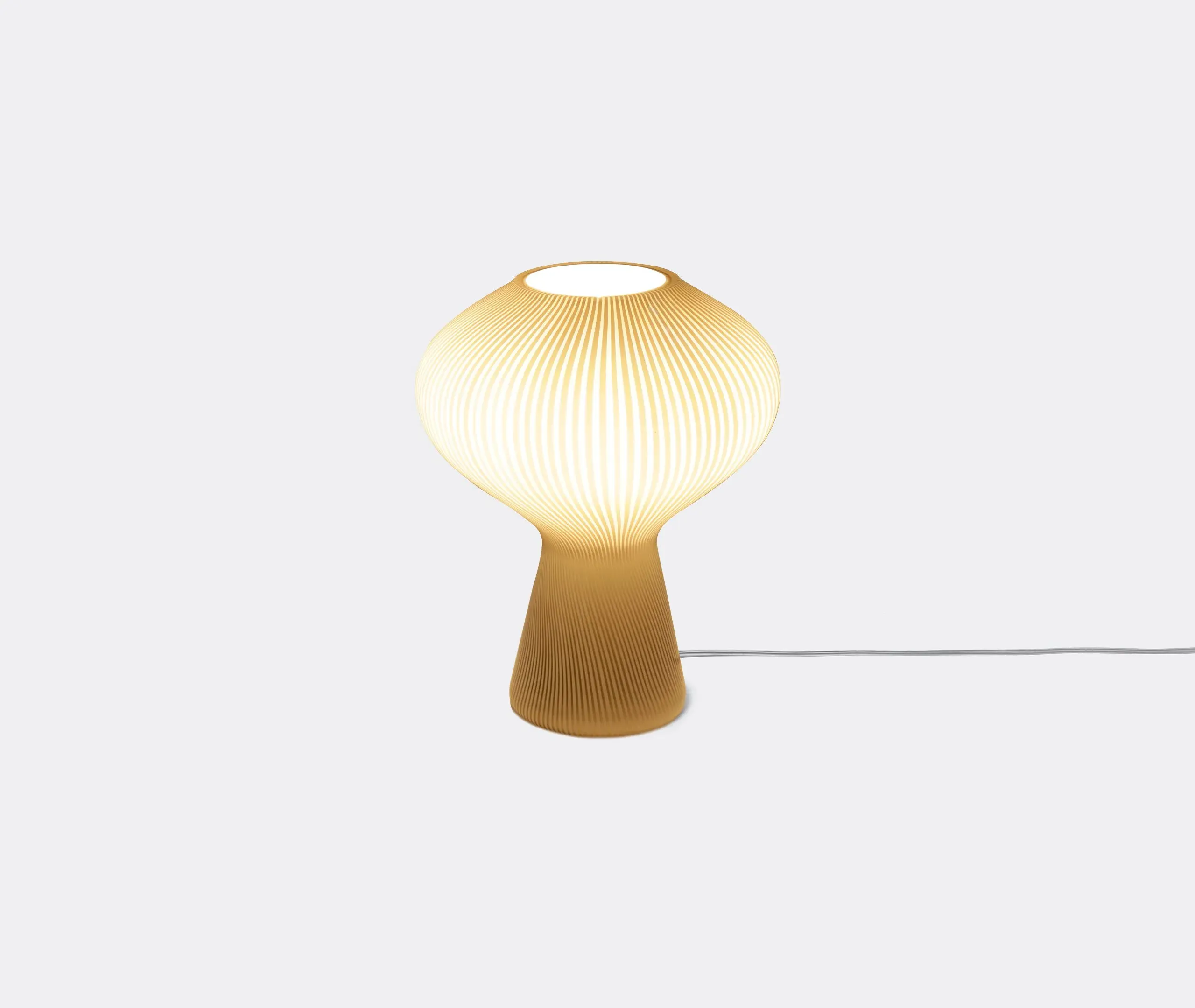Fungo Table Lamp - Taupe Grey, Murano Glass image
