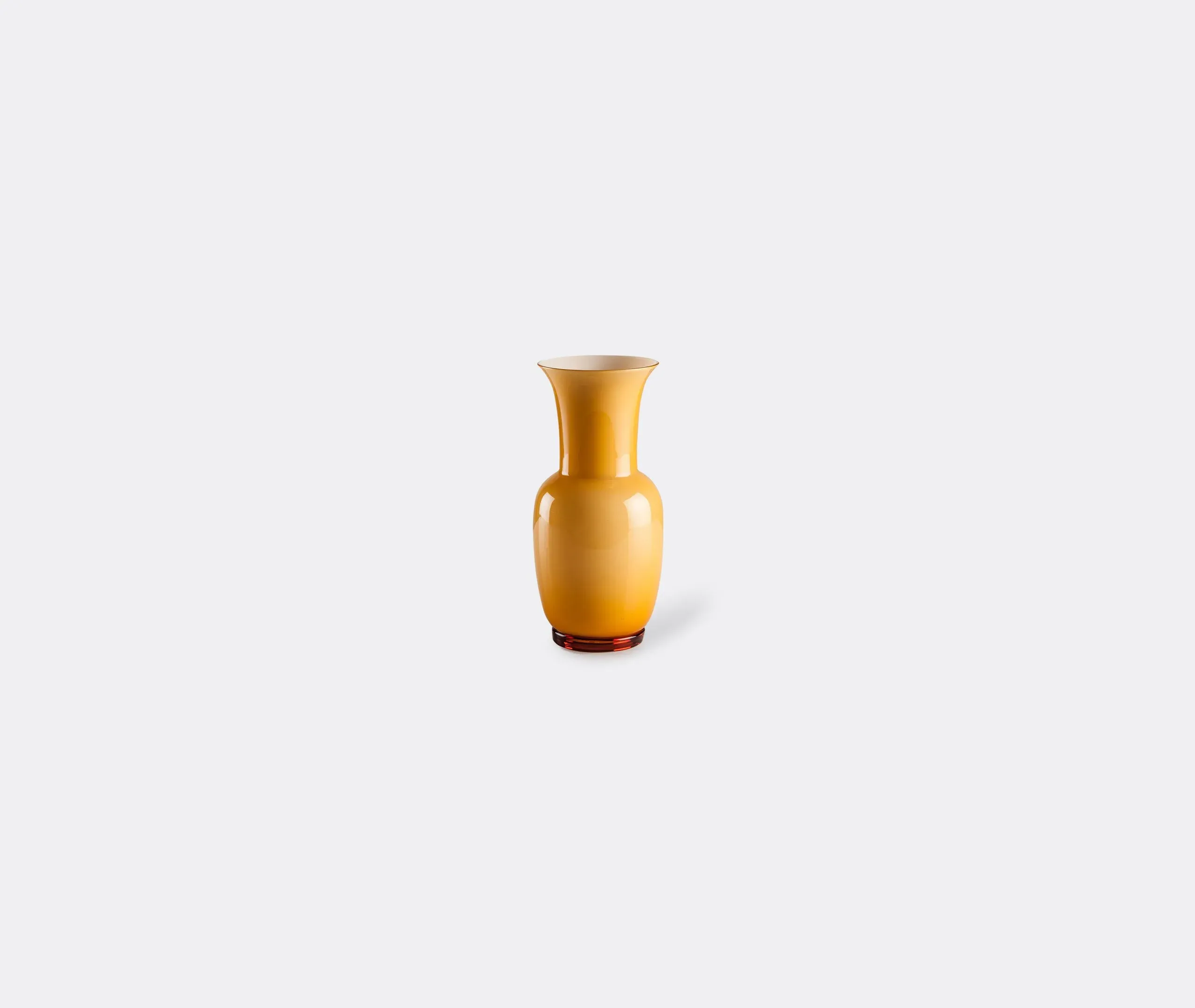 Small Opalino Vase - Amber, Blown Glass image