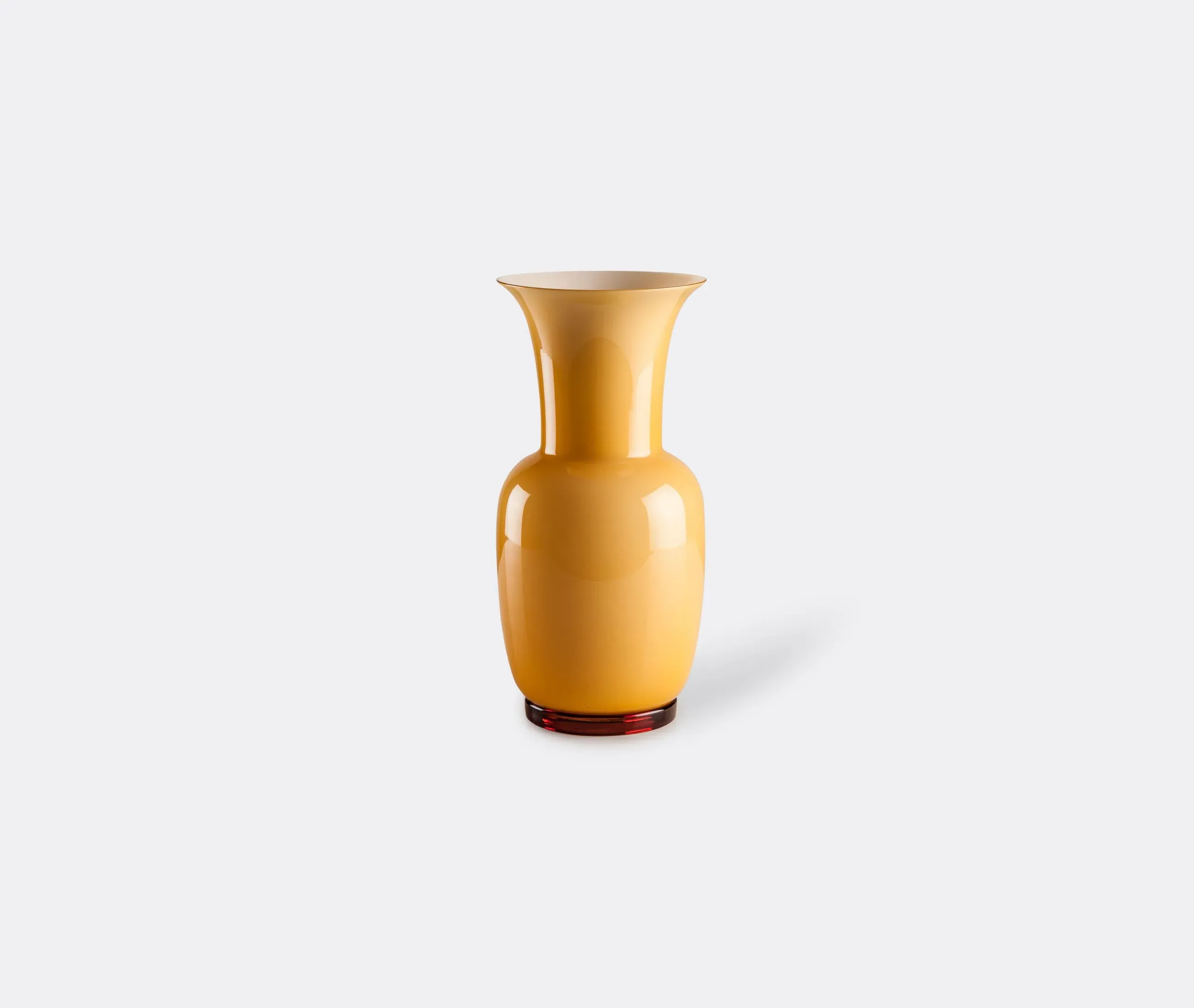 XL Opalino Vase - Amber, Blown Glass