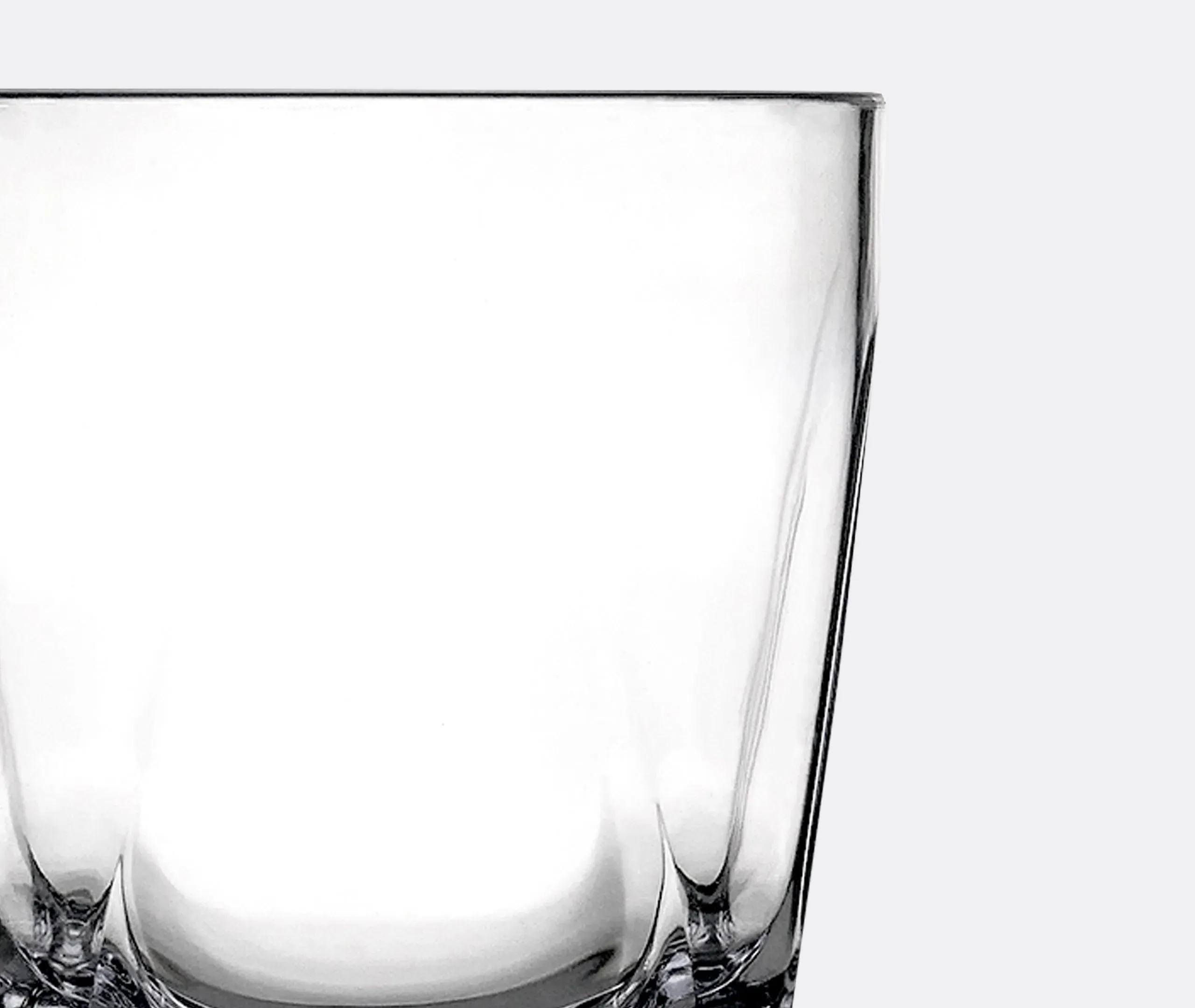 6-Piece Short Tumbler Glass Set - Clear, Resin