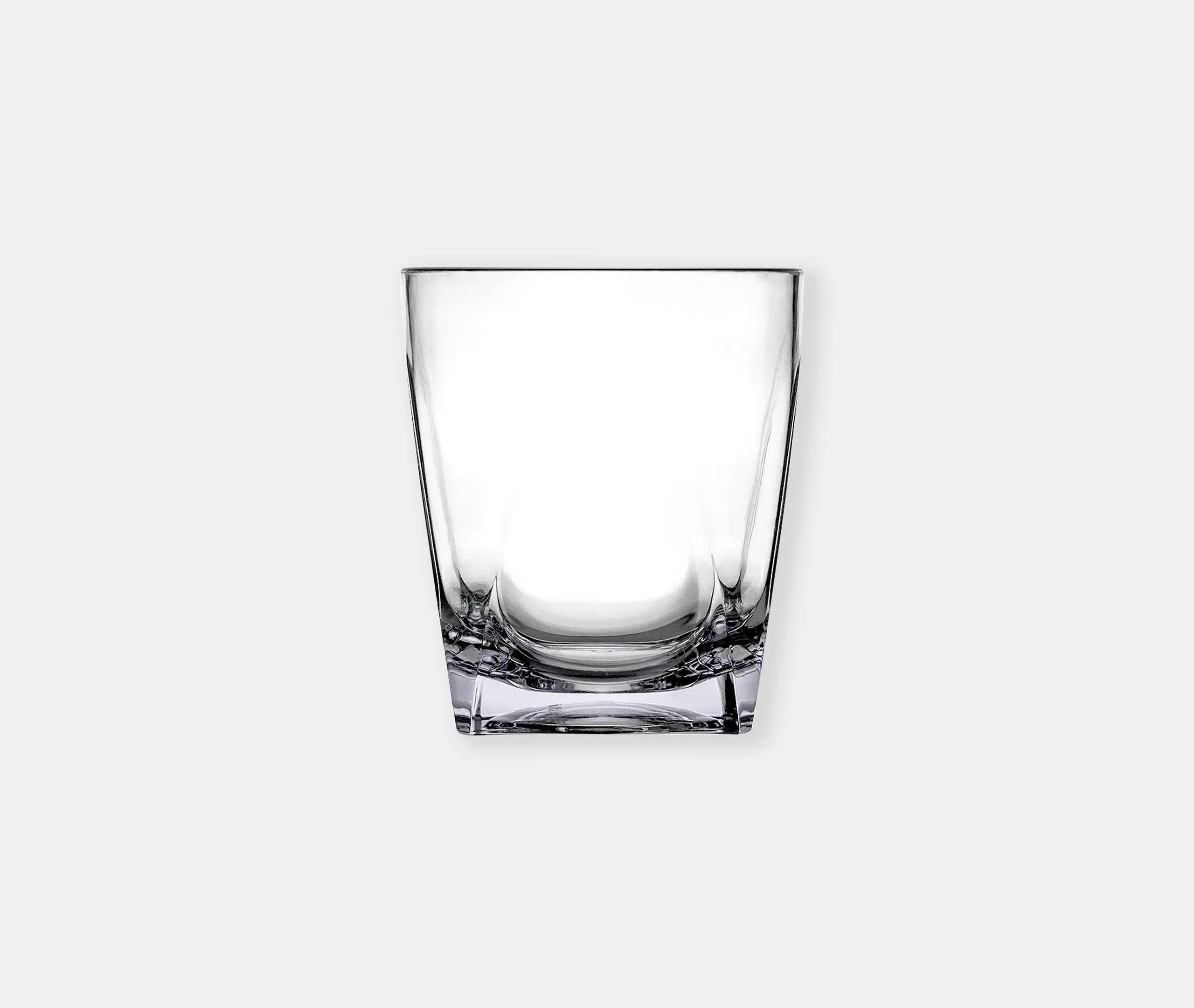 6-Piece Short Tumbler Glass Set - Clear, Resin
