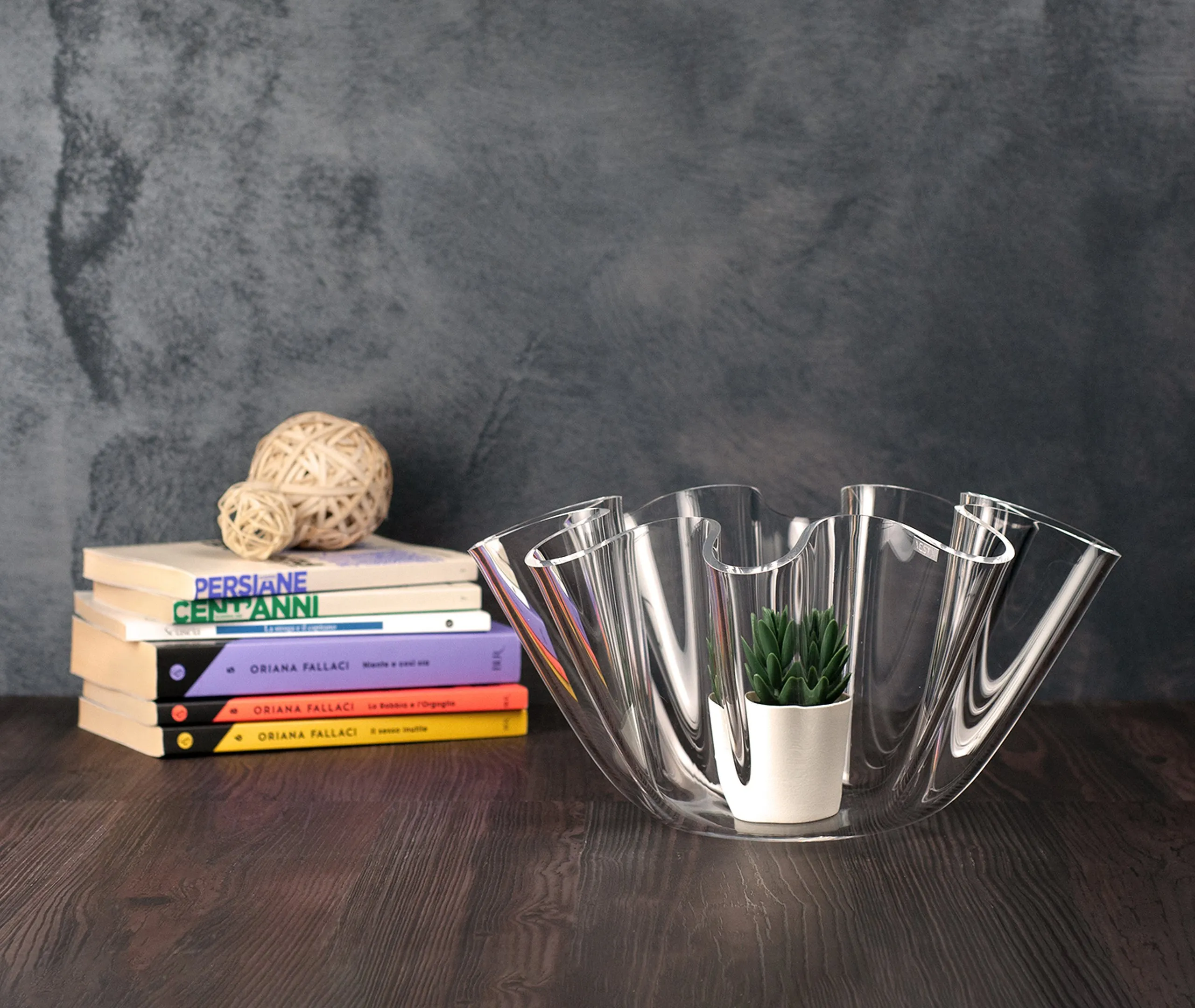 Centerpiece Bottle Holder - Transparent, Acrylic