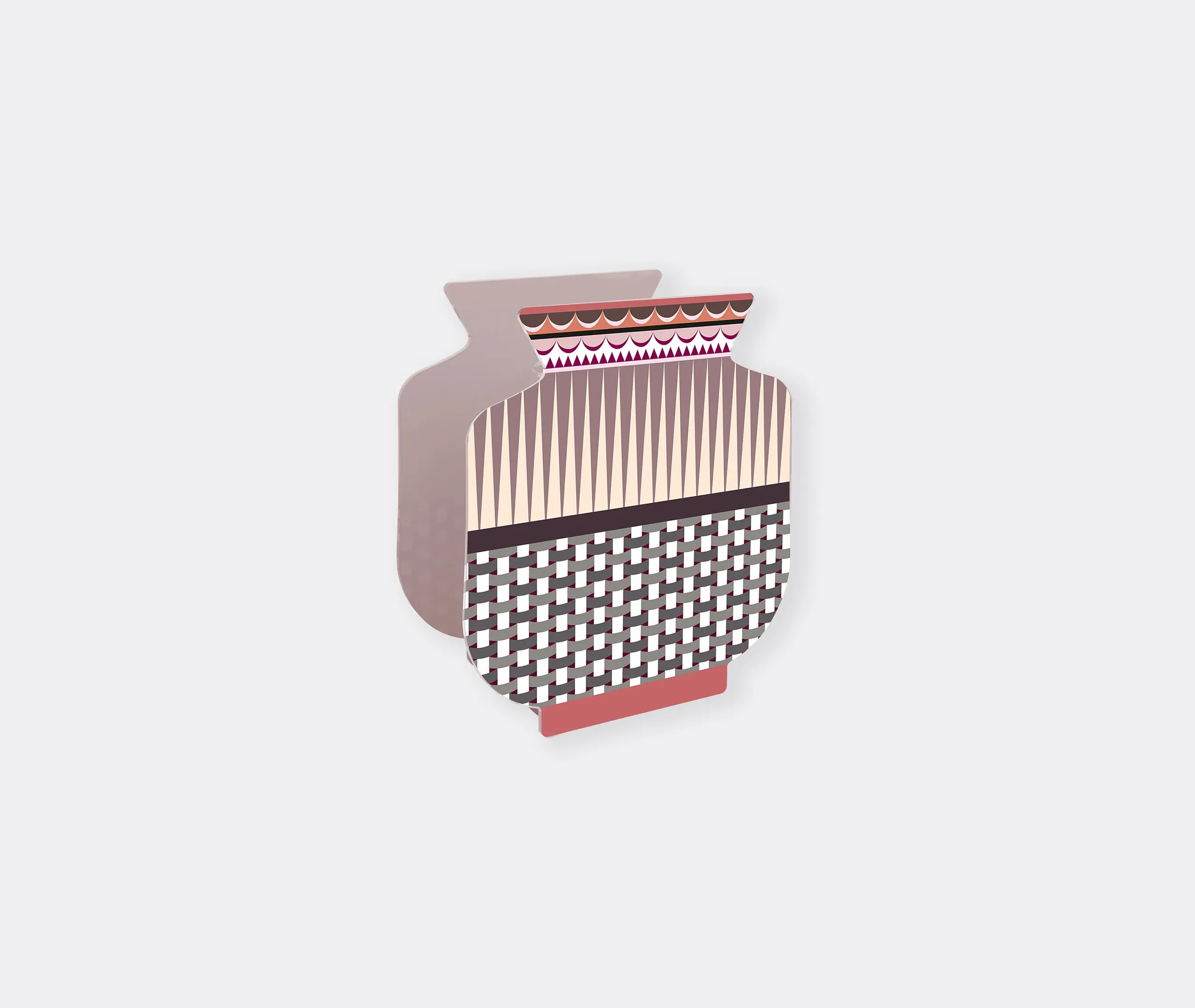 Fenice Small Vase - Parigi Multicolor, Acrylic Crystal