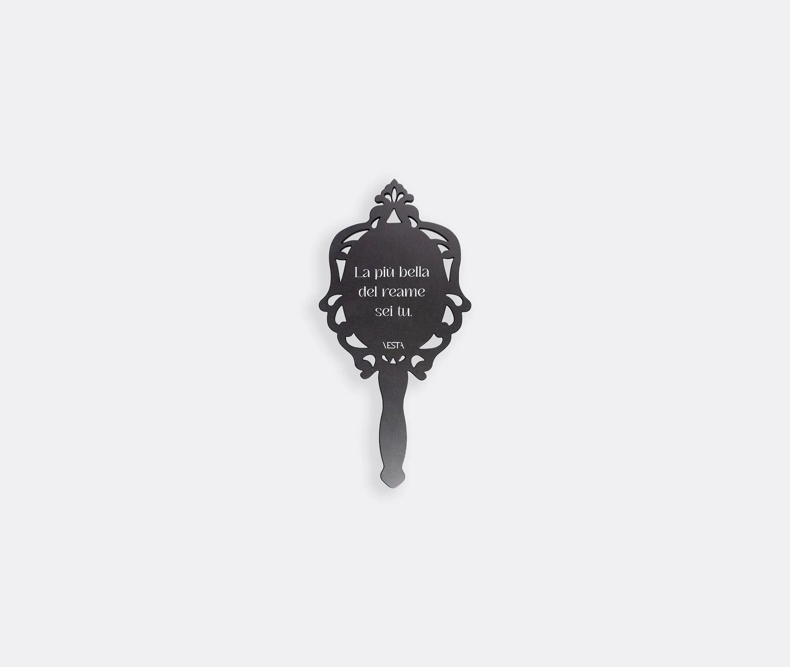 Handheld Mirror with Handle - Silver, Acrylic