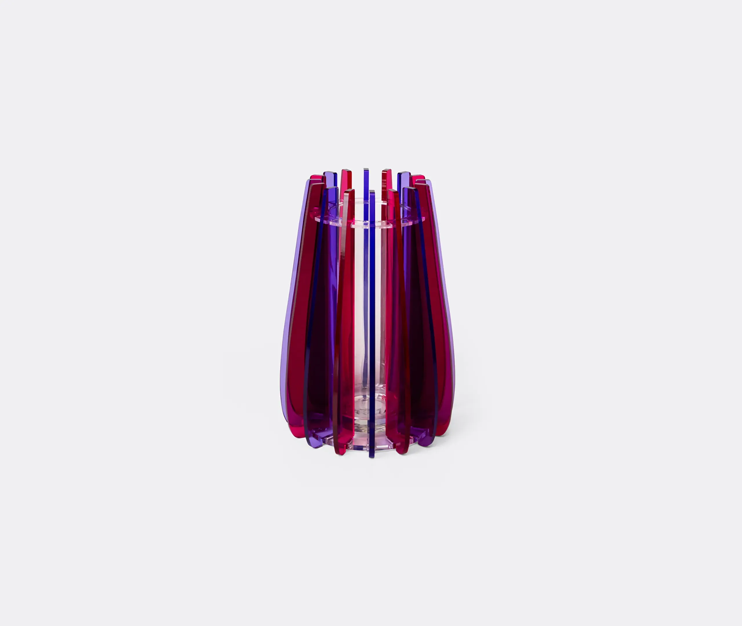 Iride Small Vase - Fuxia, Acrylic Crystal product