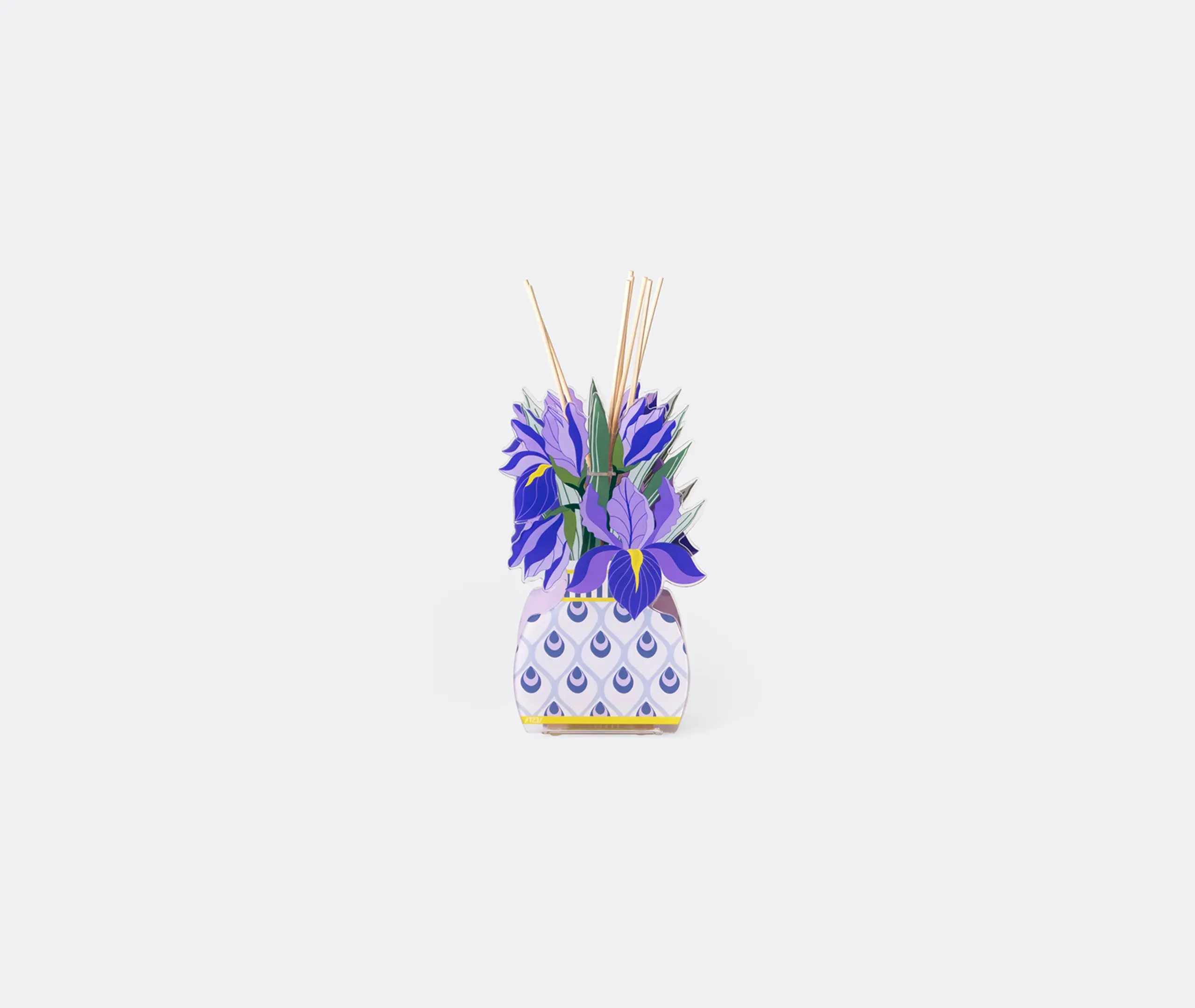 Iris Small Reed Diffuser - Violet, Acrylic Crystal product