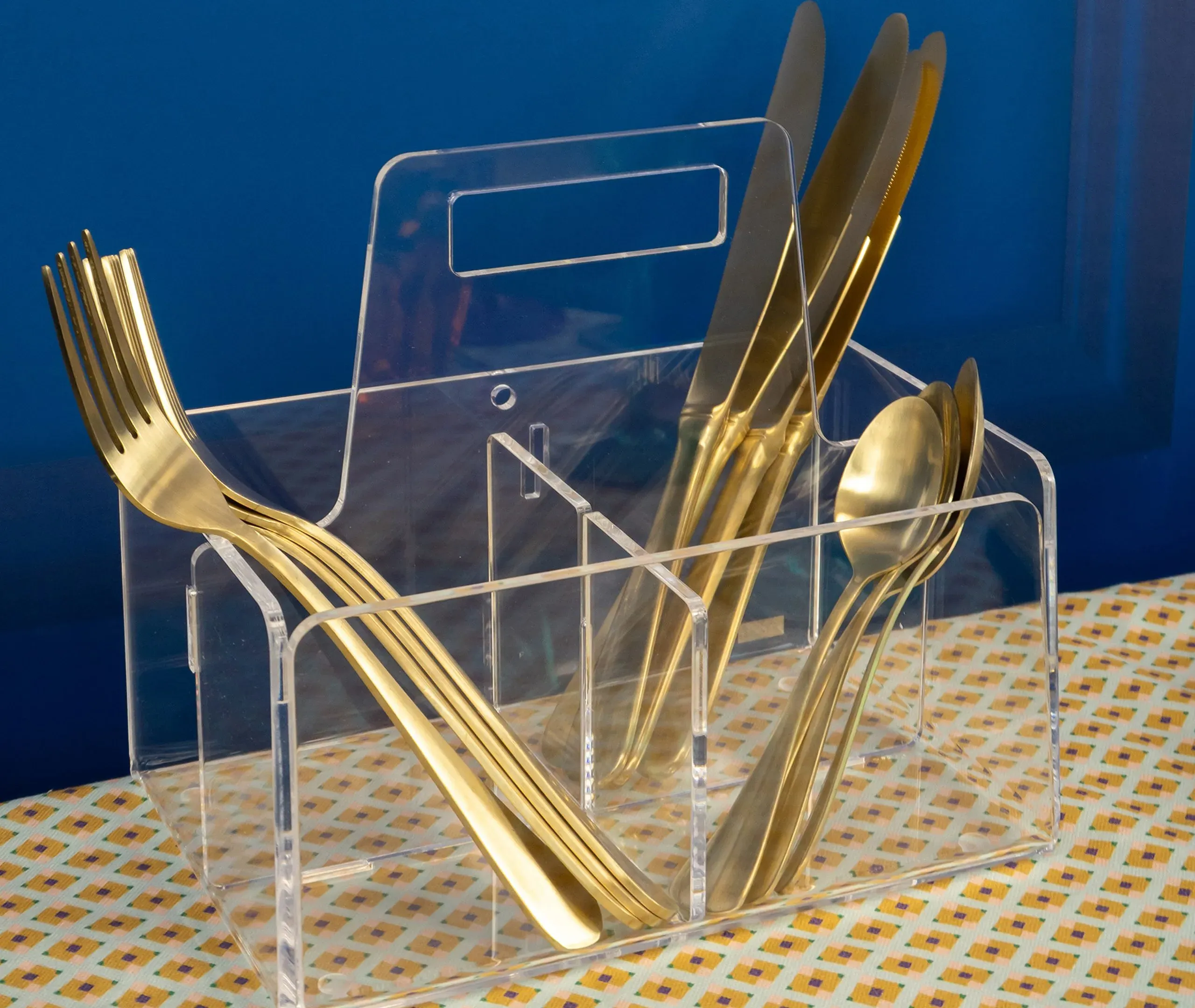 Like Water Cutlery Holder - Transparent