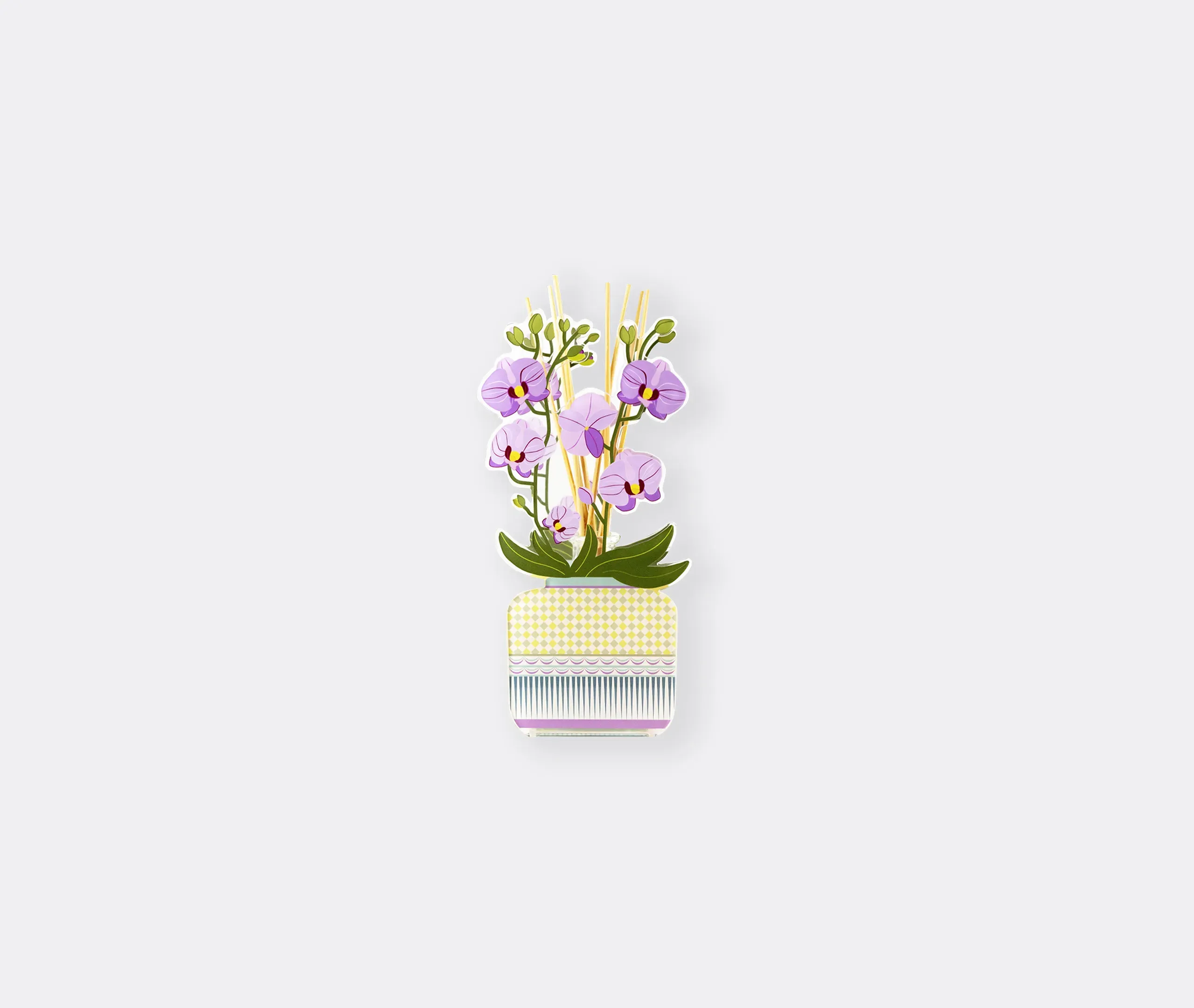 Livinia Small Reed Diffuser - Violet, Acrylic Crystal product