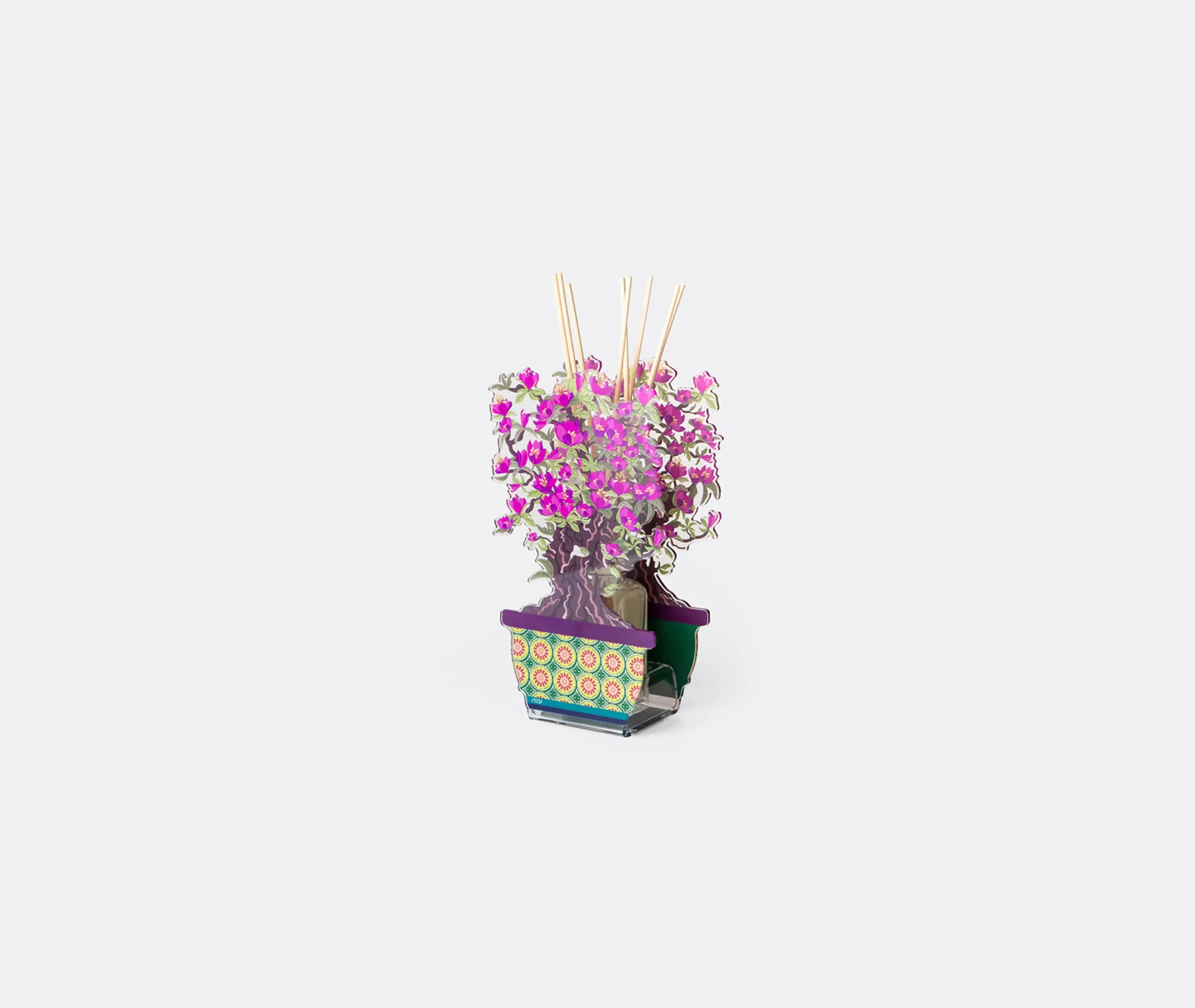 Magnolia Bonsai Small Reed Diffuser 100ml - Pink, Acrylic Crystal alternate view