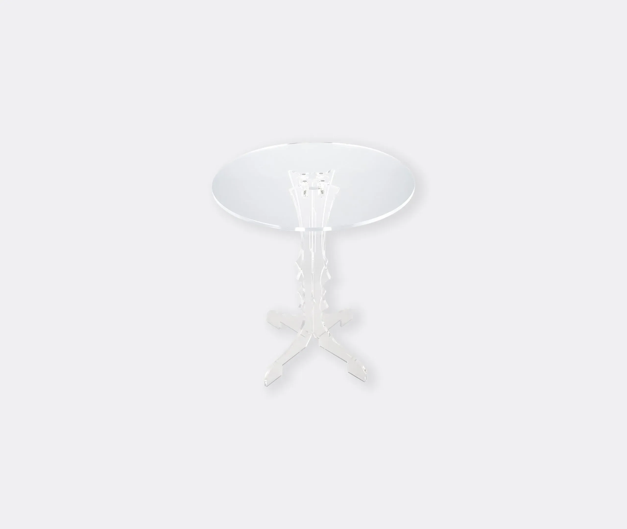 Miami Round Coffee Table - Transparent, Acrylic image